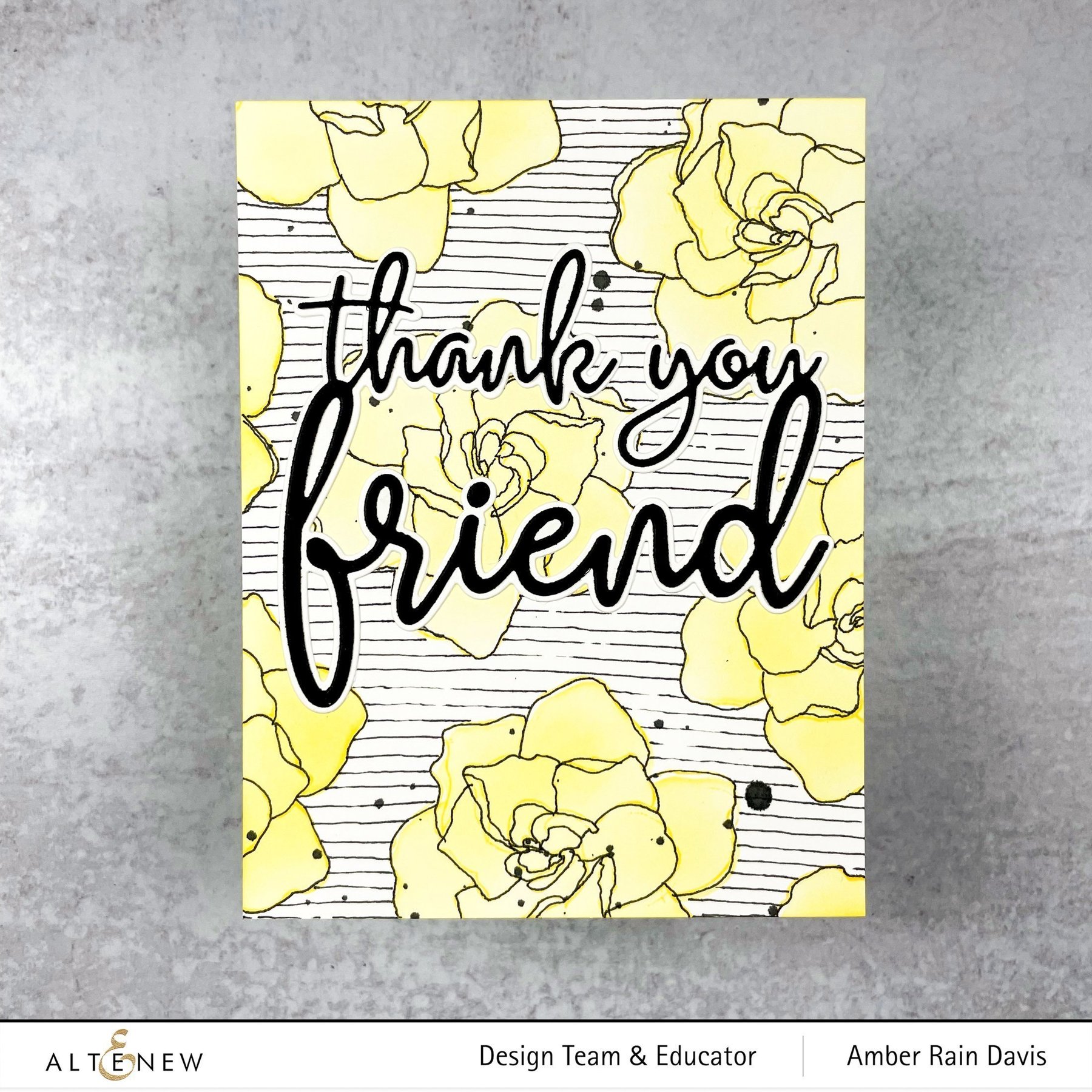 Gardenia Duo - Clear Stamp Set
