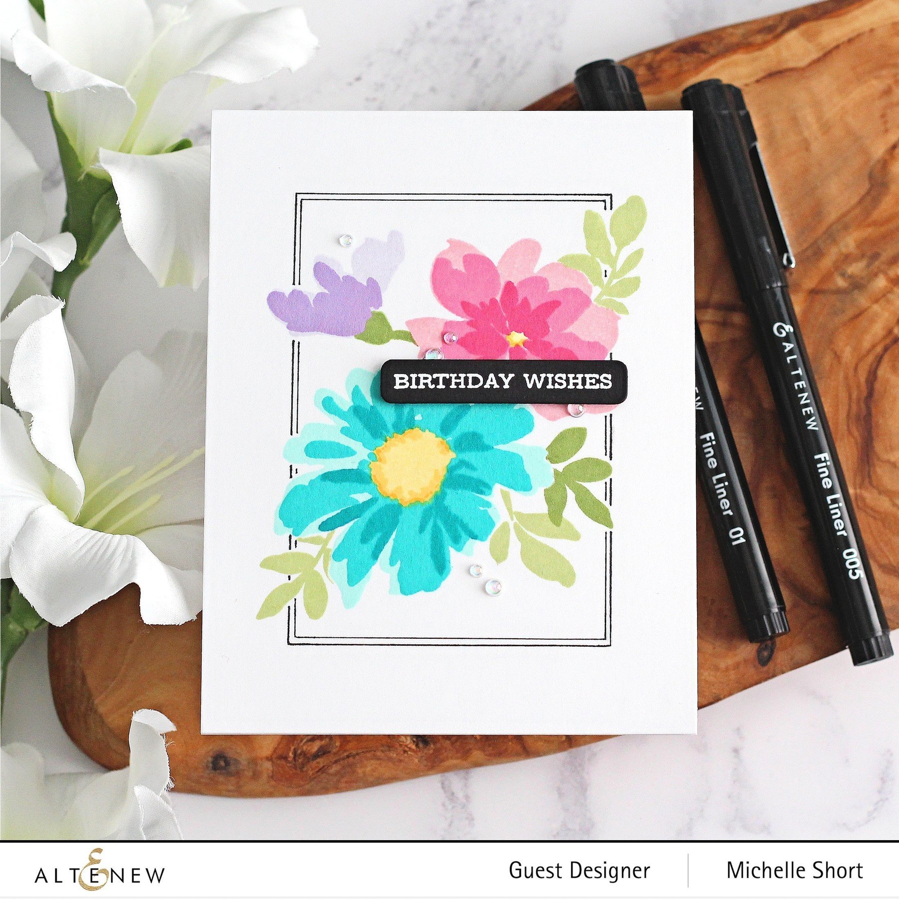 Watercolor Extravaganza - Clear Stamp Set