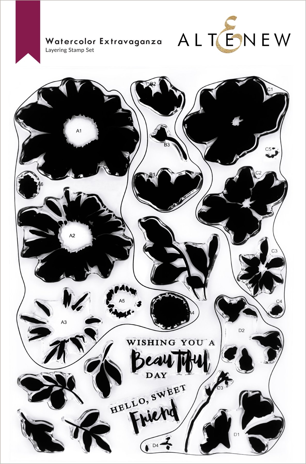 Watercolor Extravaganza - Clear Stamp Set