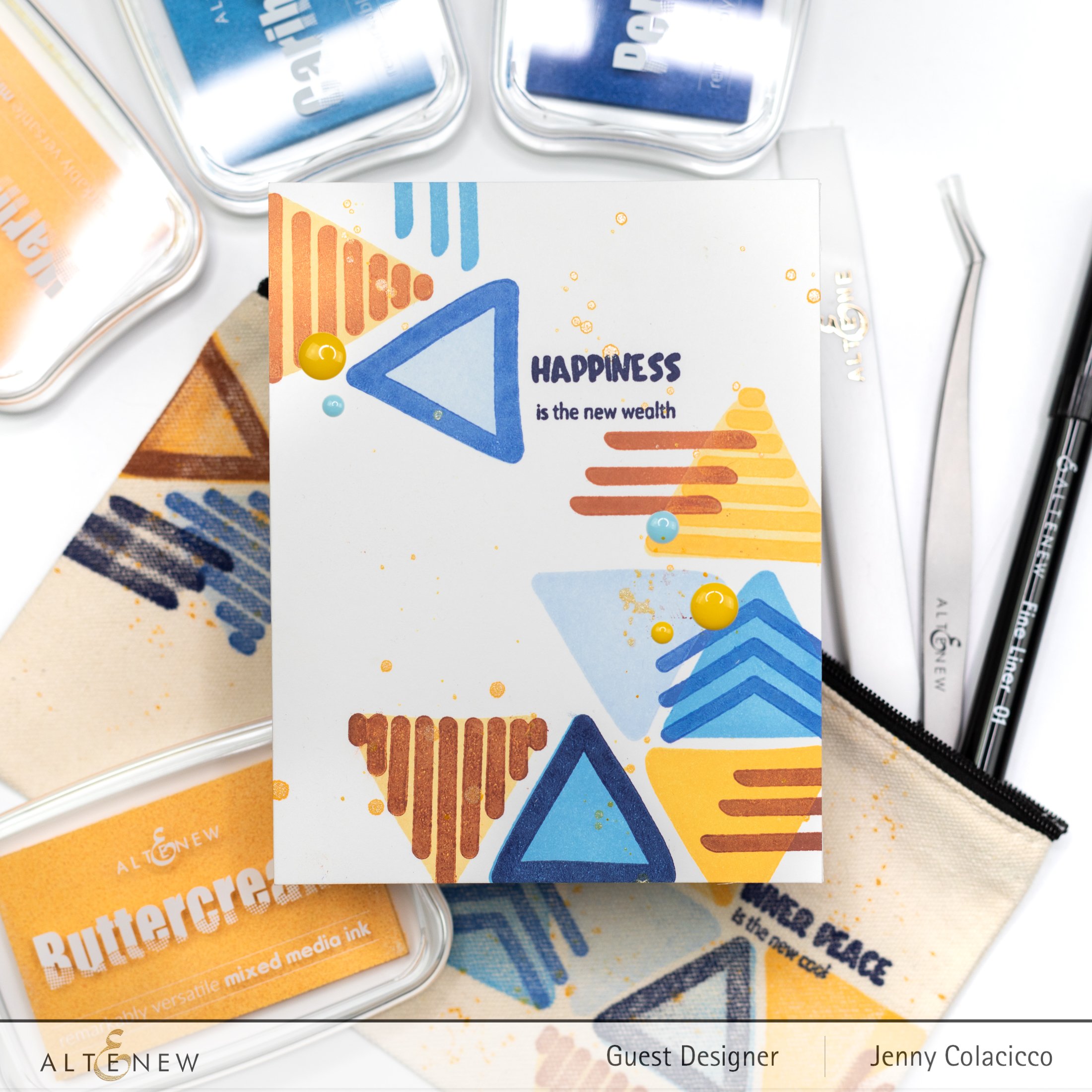 Doodled Triangles - Clear Stamp Set