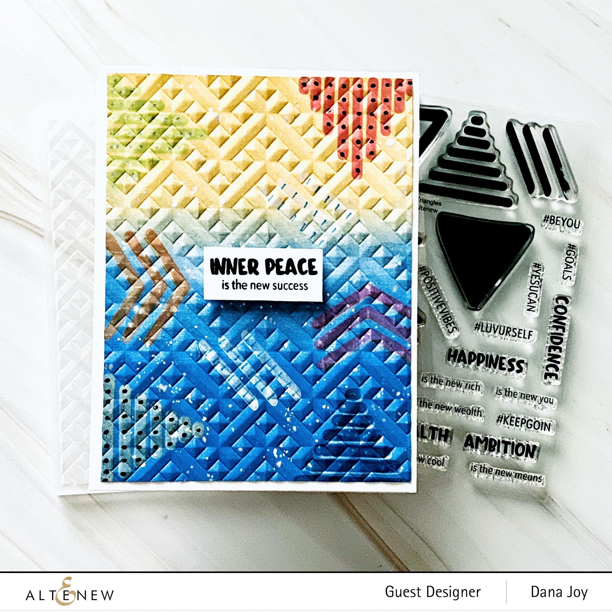 Doodled Triangles - Clear Stamp Set