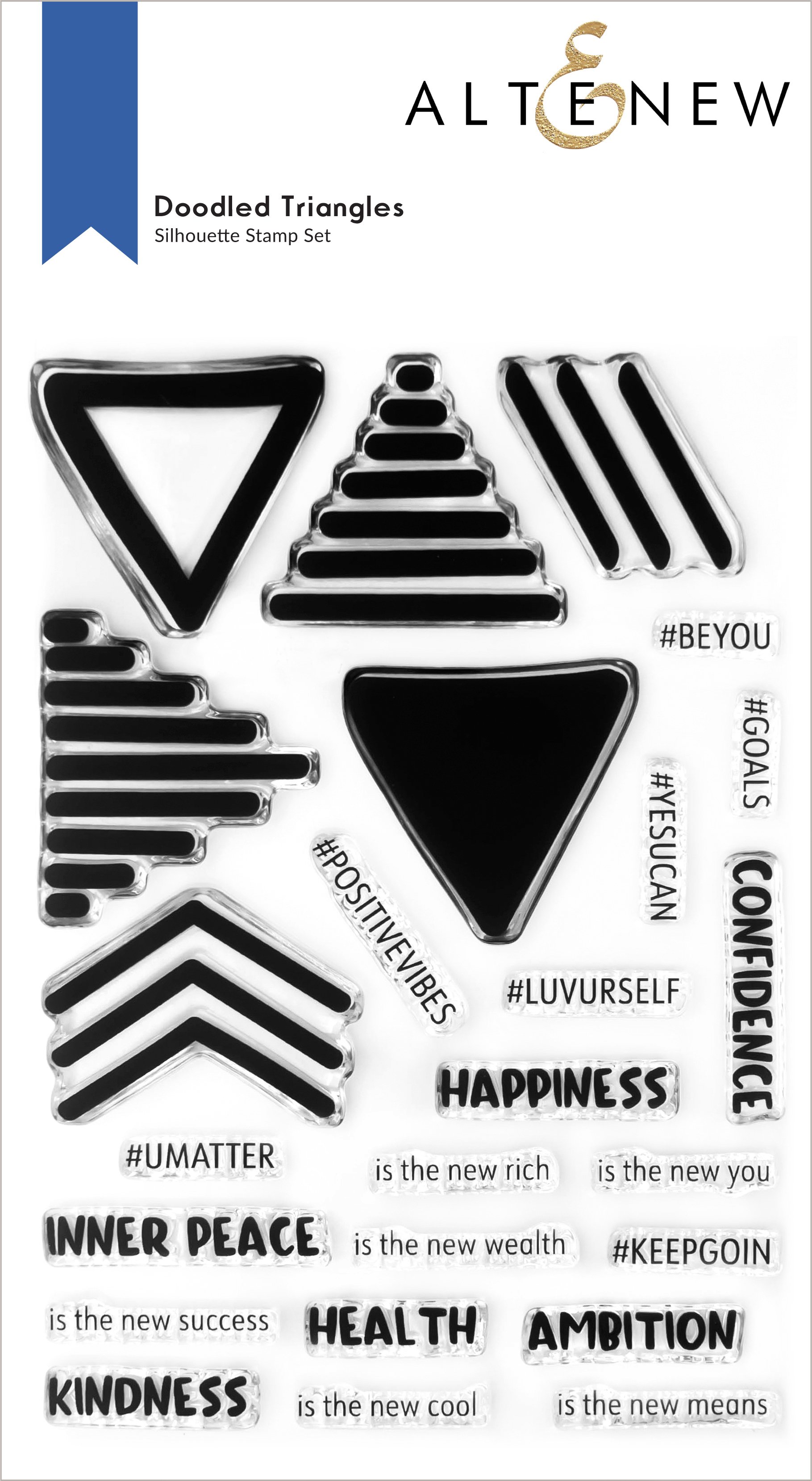 Doodled Triangles - Clear Stamp Set