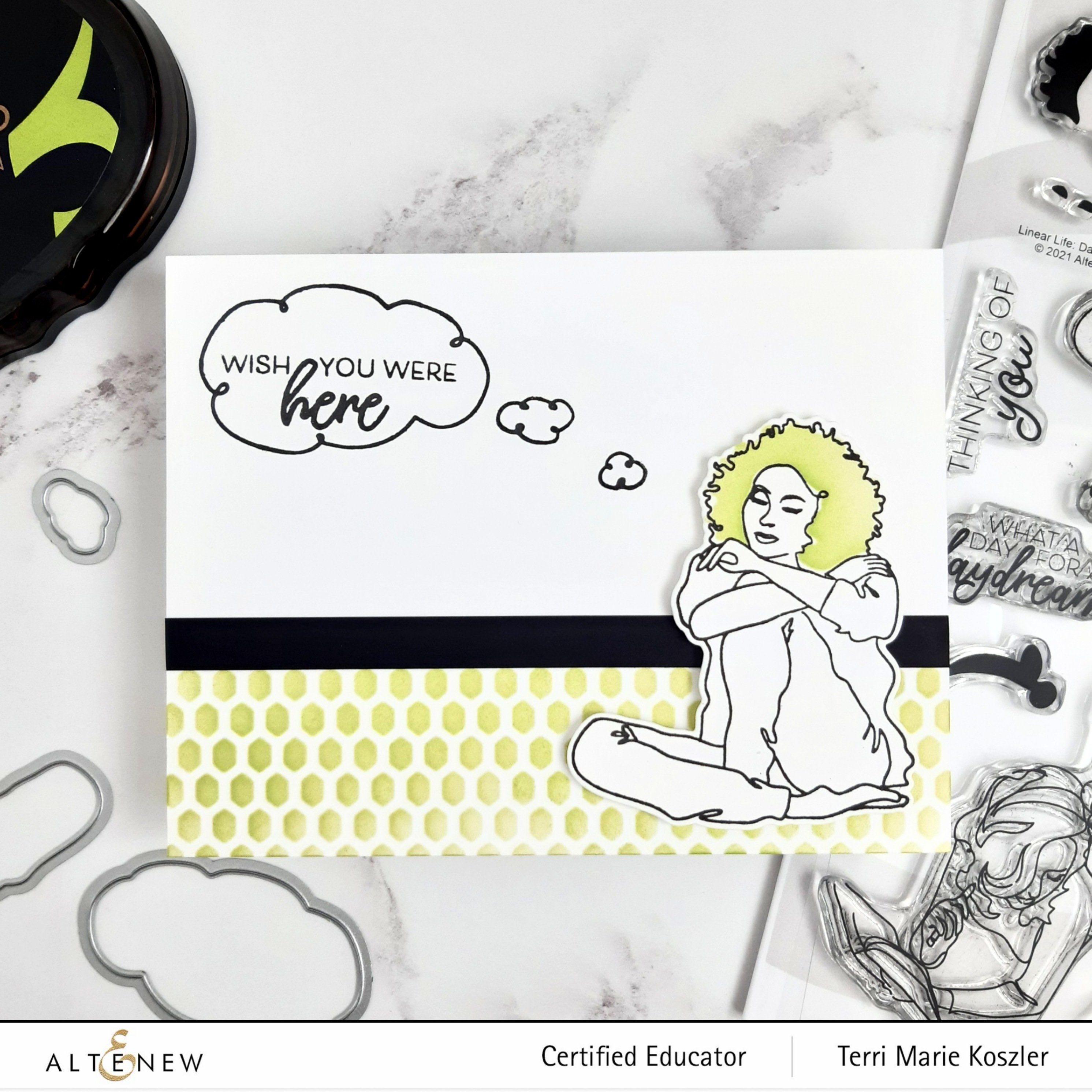 Linear Life - Daydreams - Layering Stamp Set