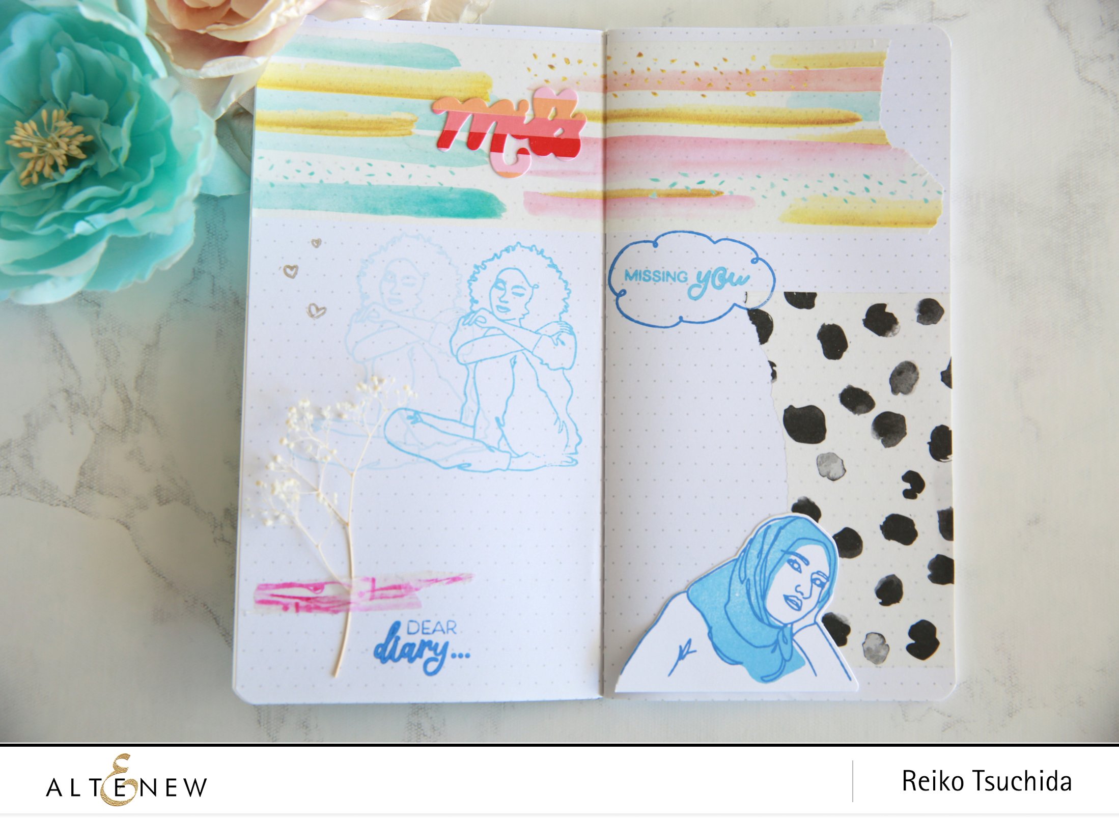 Linear Life - Daydreams - Layering Stamp Set