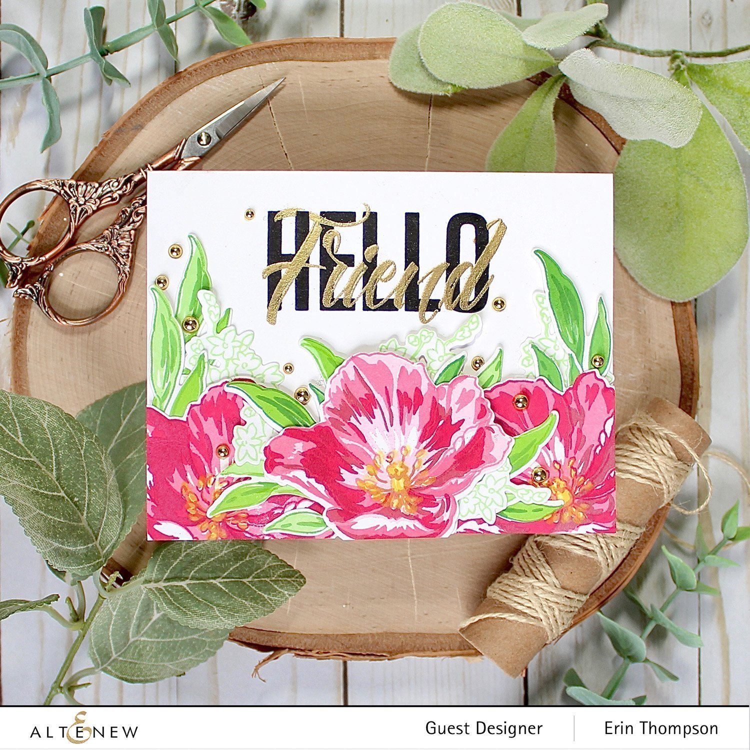 Modern Hello - Clear Stamp Set