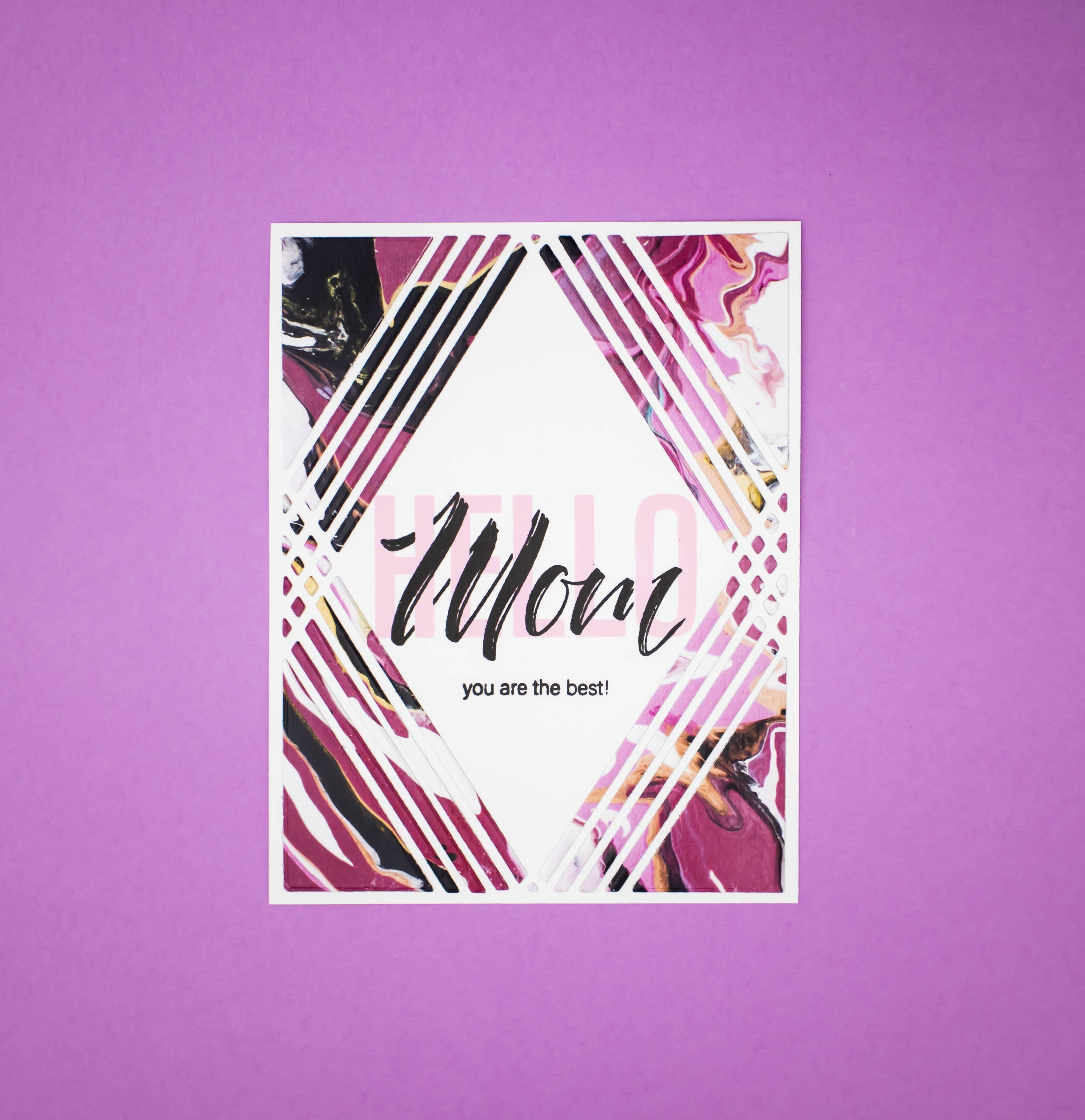 Modern Hello - Clear Stamp Set