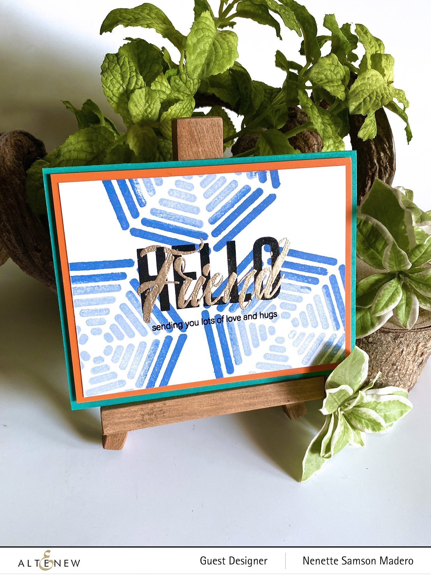 Modern Hello - Clear Stamp Set
