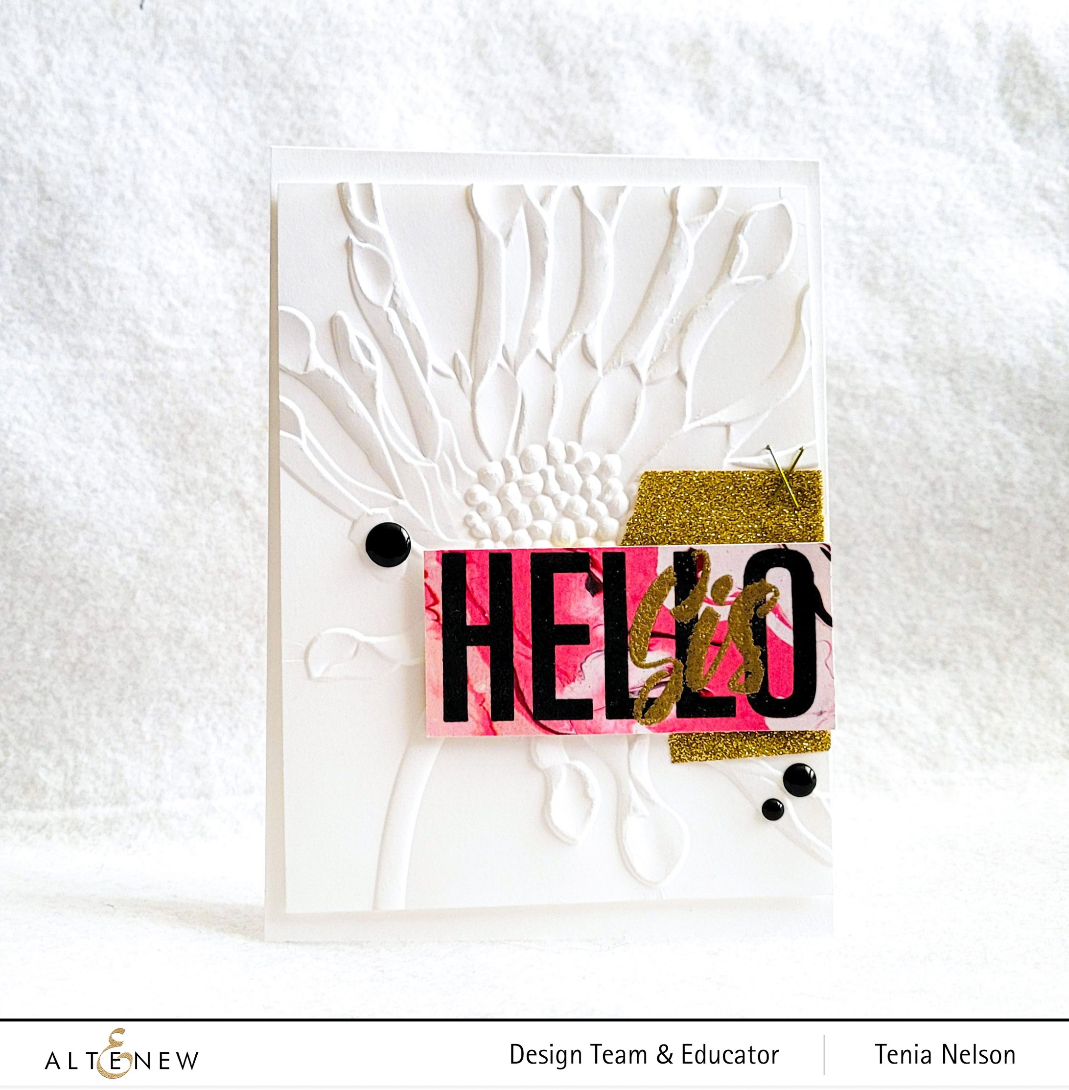 Modern Hello - Clear Stamp Set