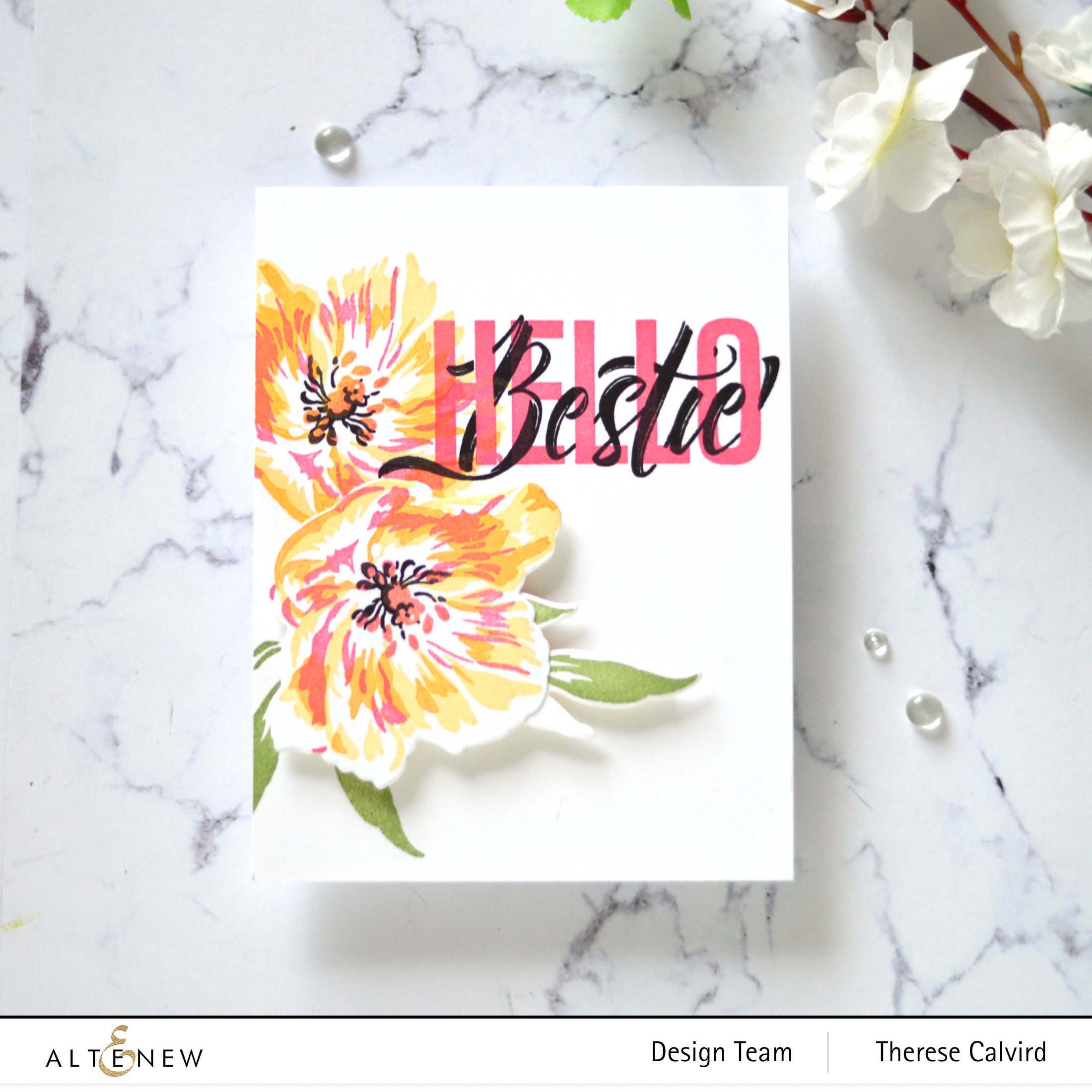Modern Hello - Clear Stamp Set