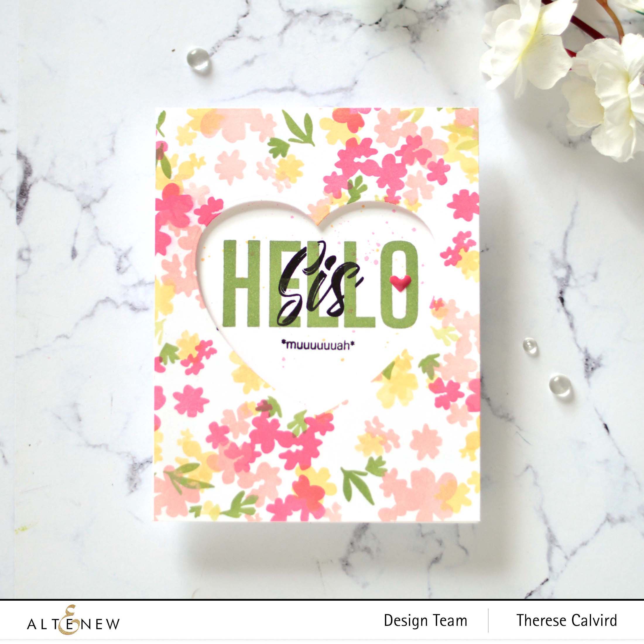 Modern Hello - Clear Stamp Set