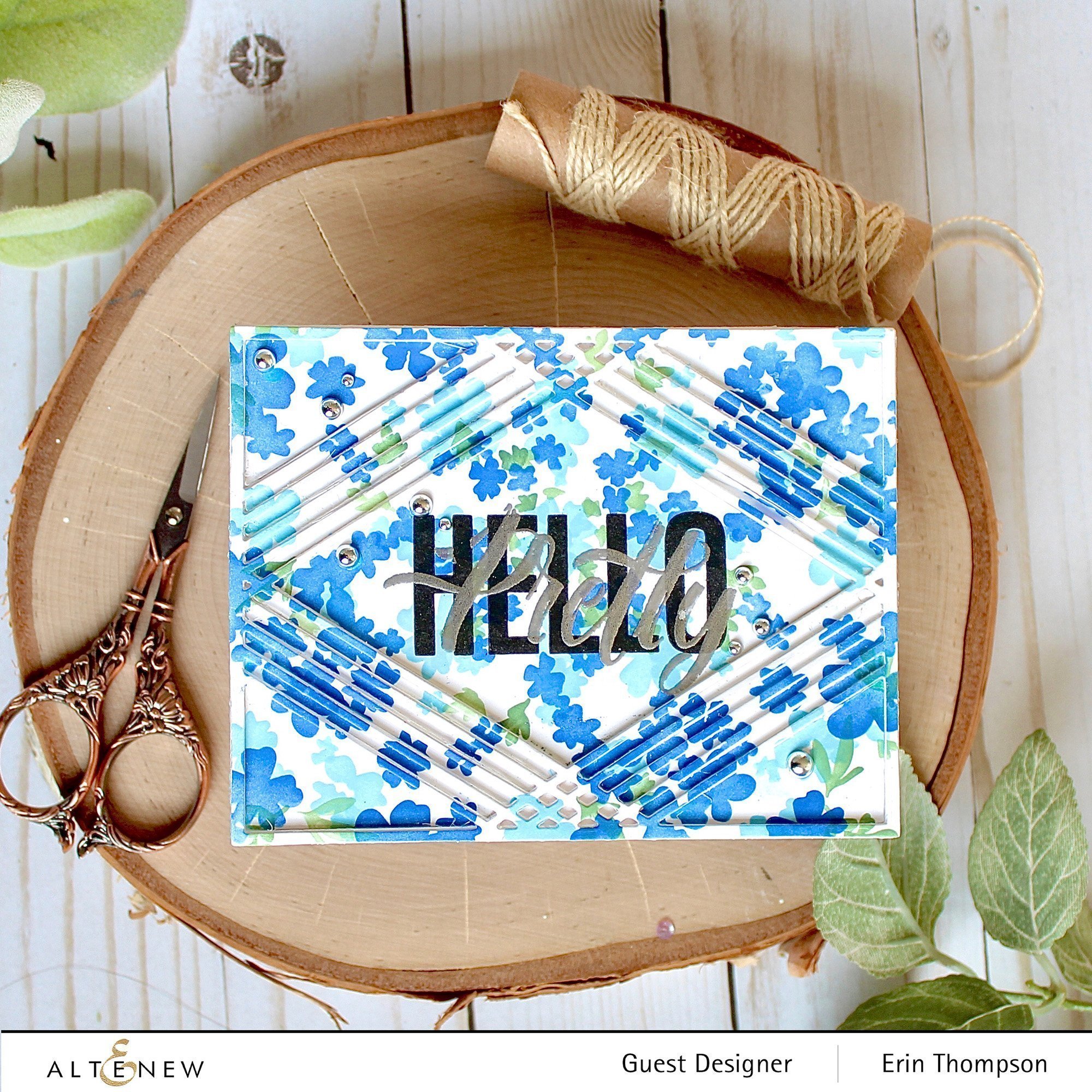 Modern Hello - Clear Stamp Set