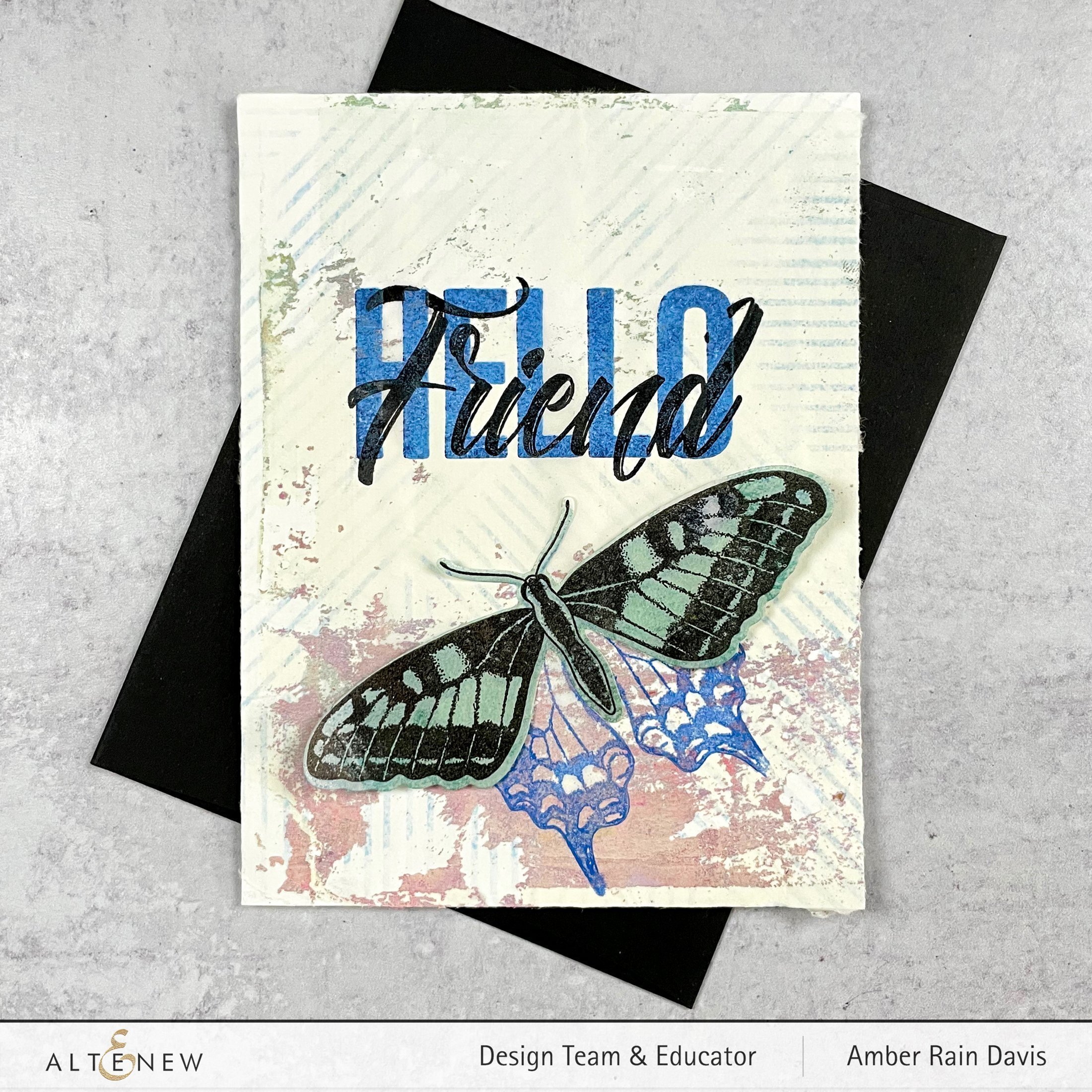 Modern Hello - Clear Stamp Set