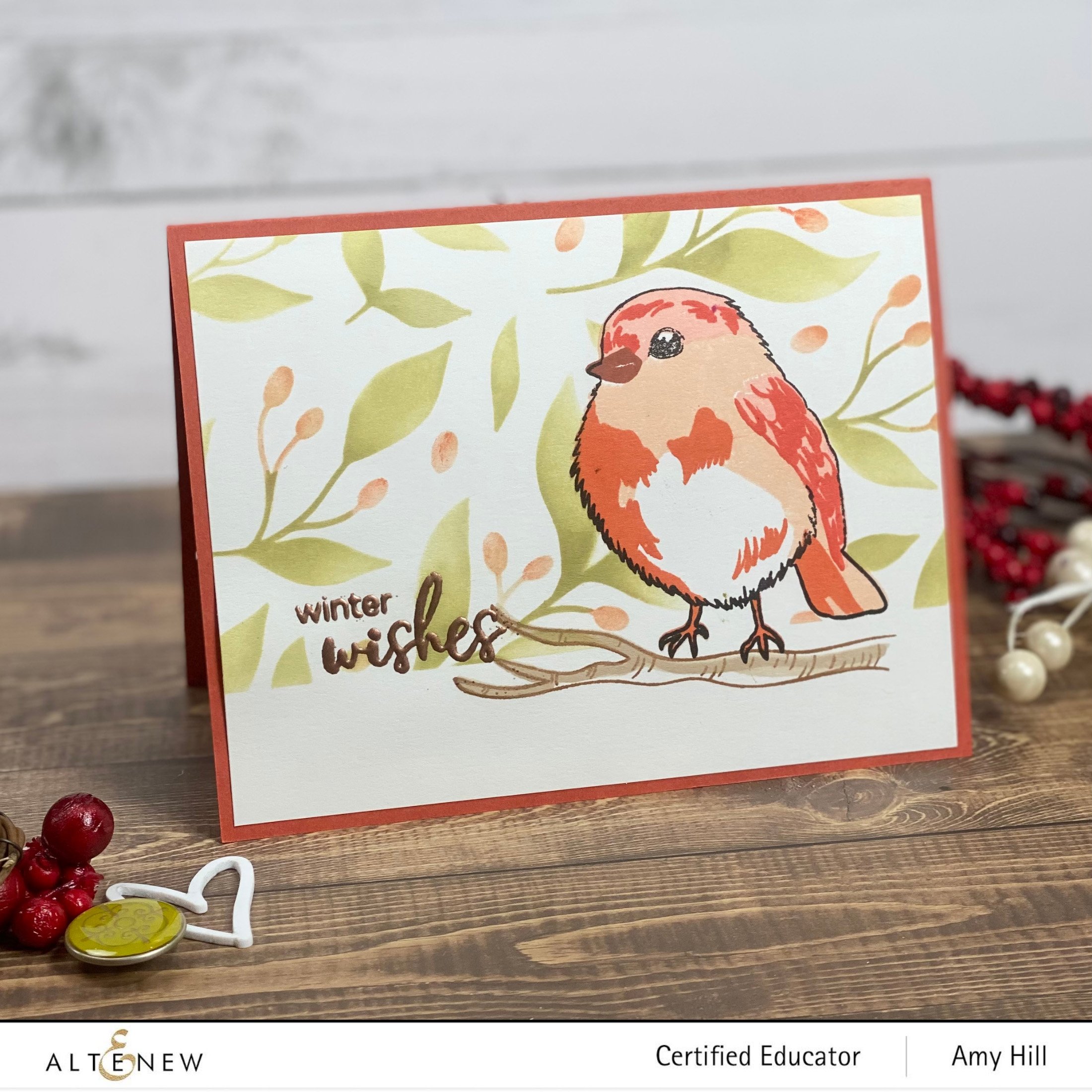 Bird of the Woods - Layering Stamp Set