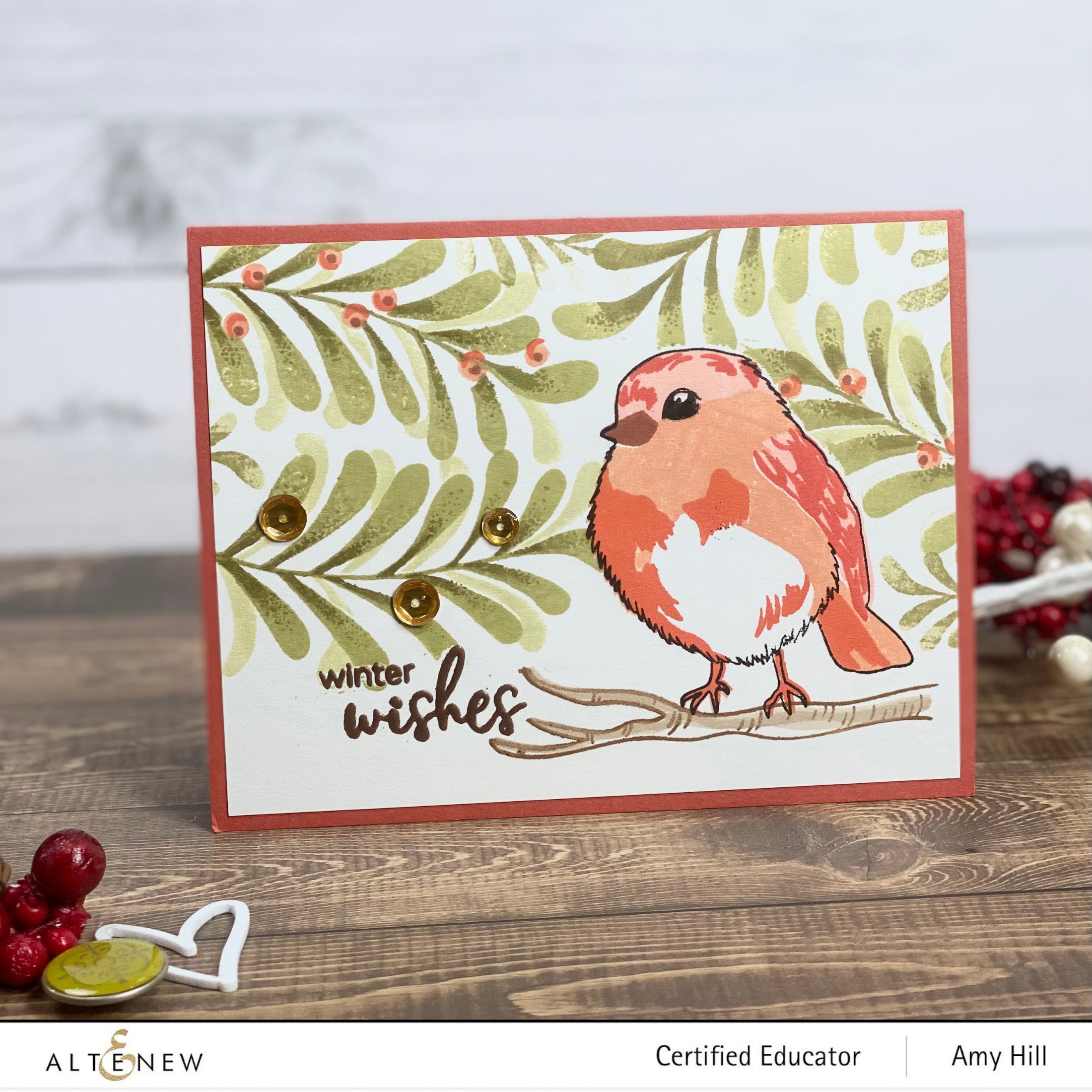 Bird of the Woods - Layering Stamp Set