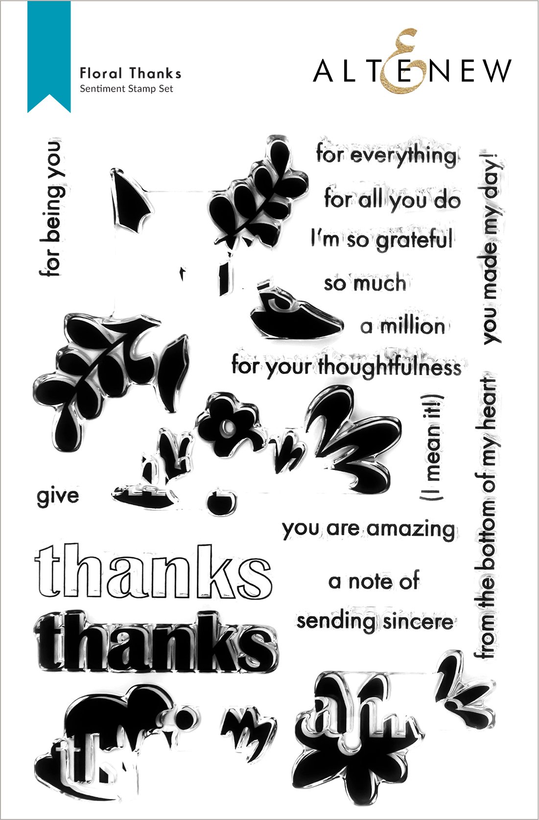 Floral Thanks - Stamp Set