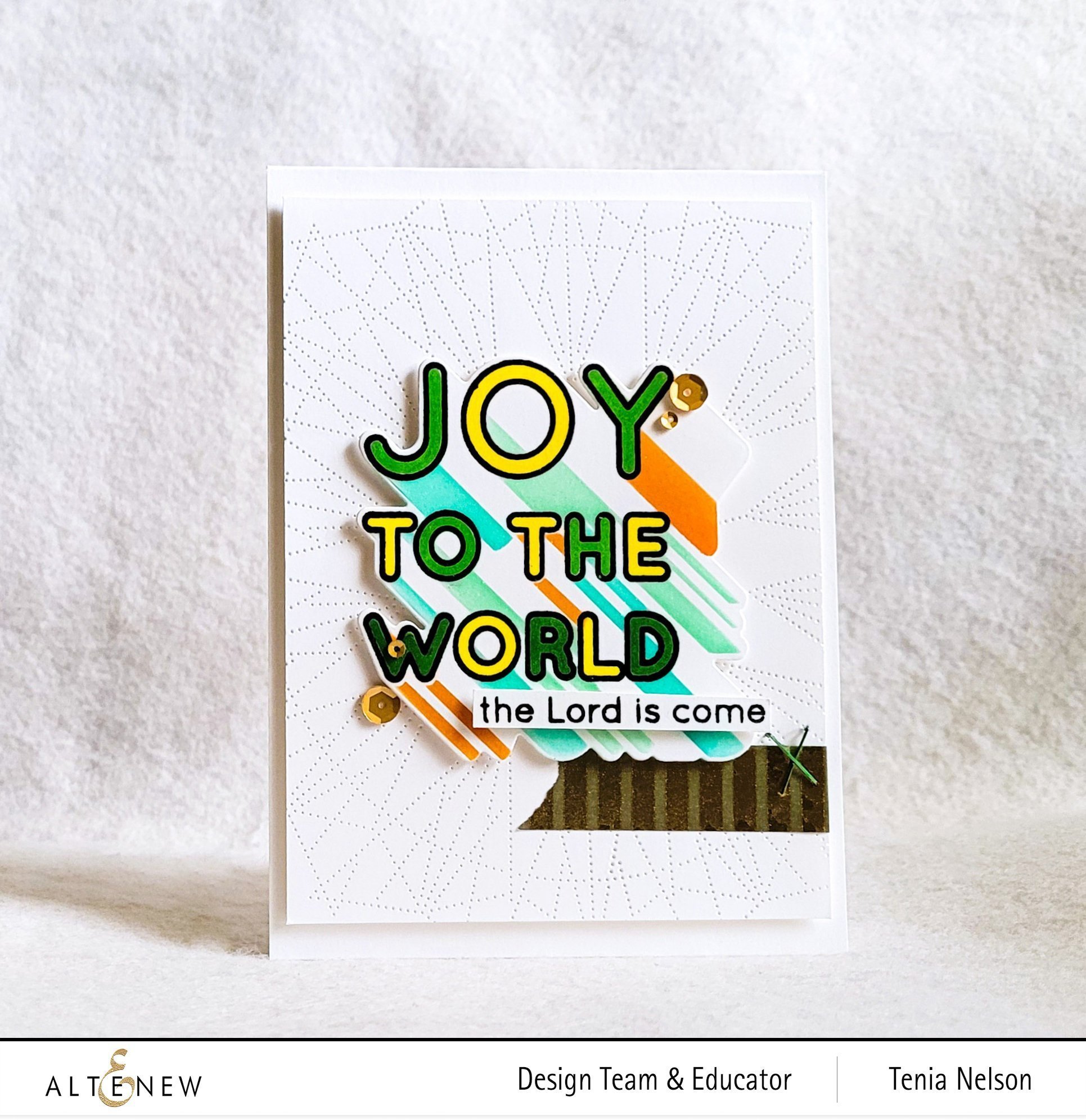 Joy to the World Typography - Layering Stamp Set