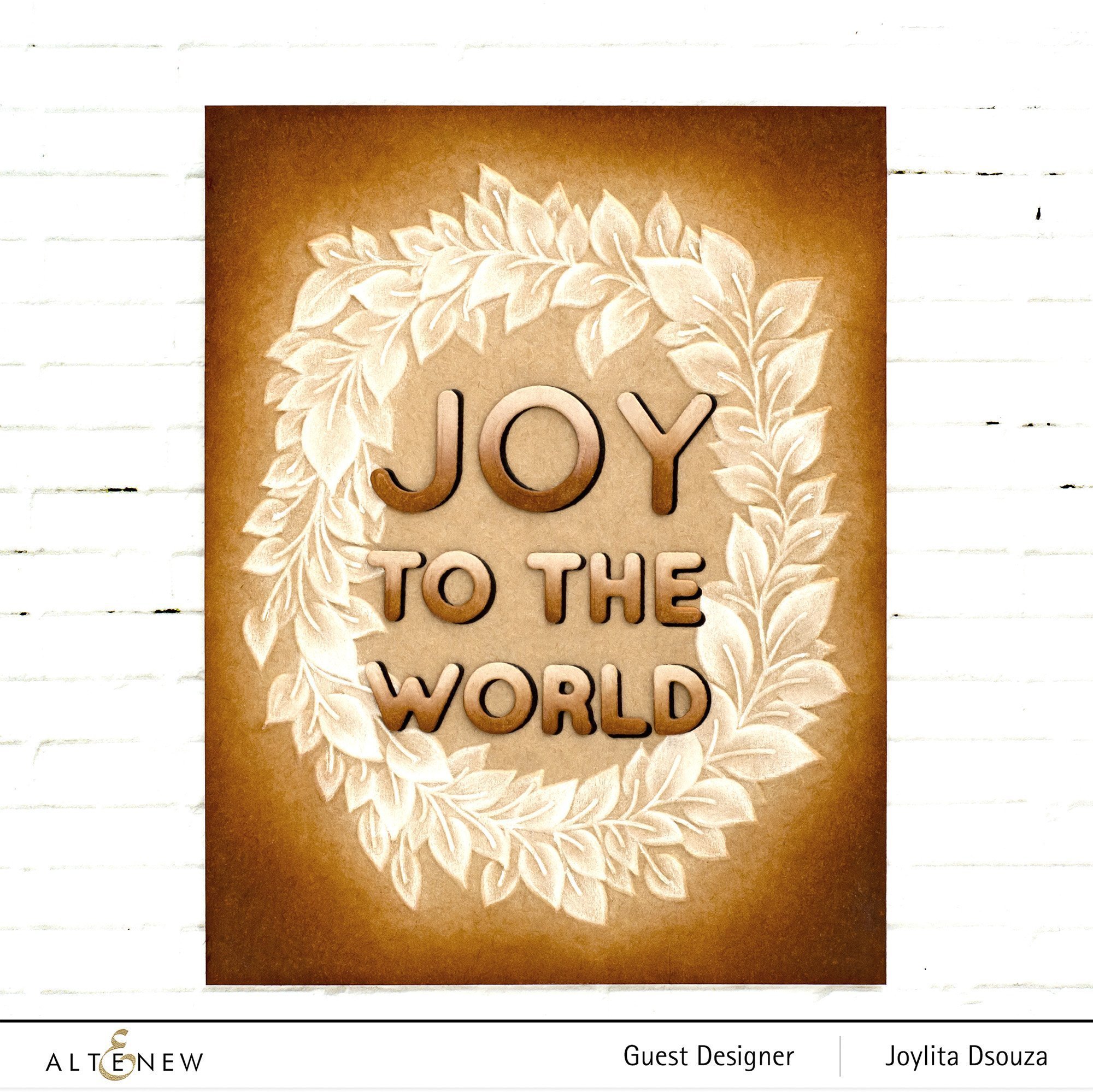 Joy to the World Typography - Layering Stamp Set