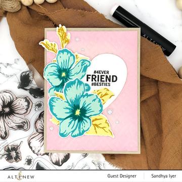 Whirlwind Flowers - Clear Stamp