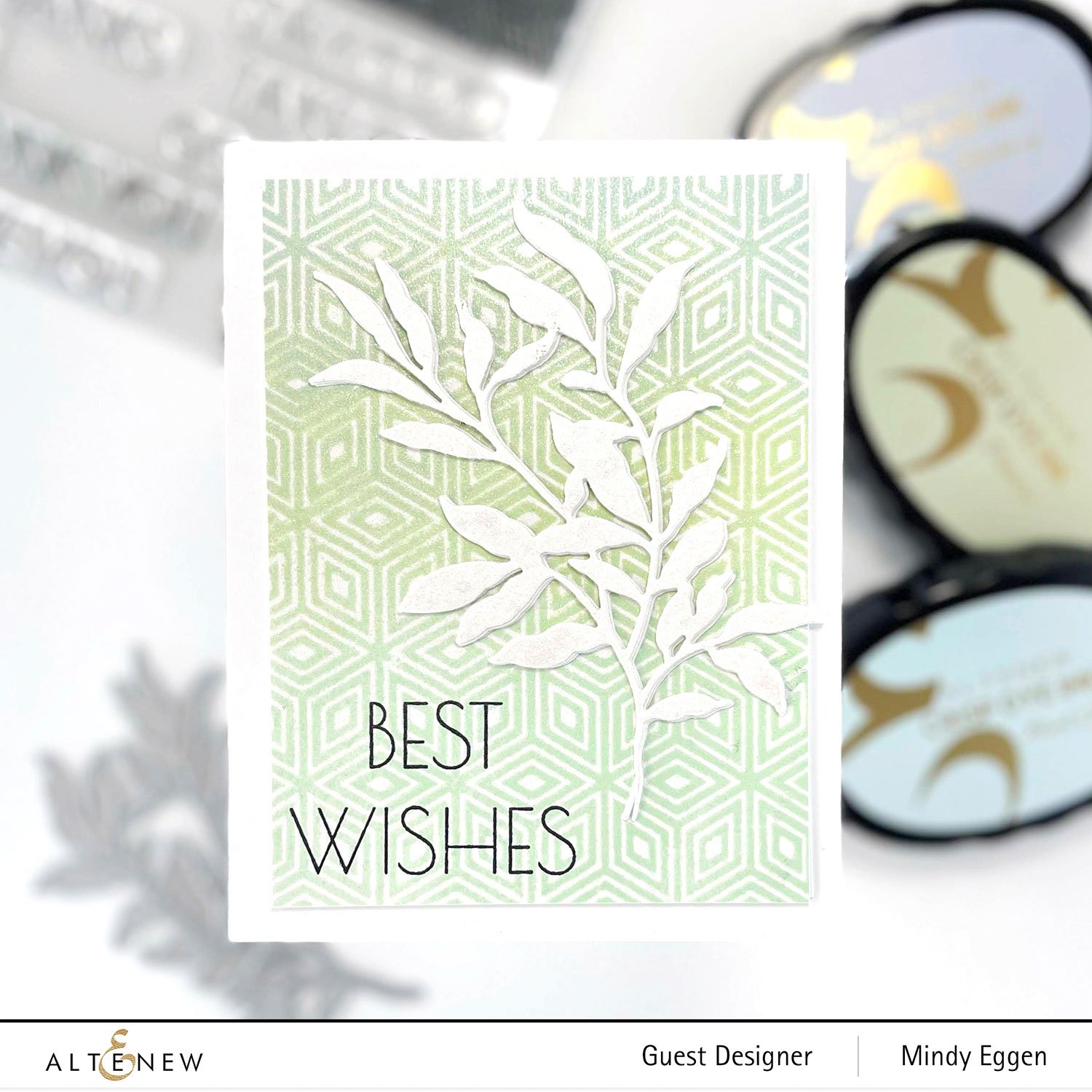 Illusion Diamonds - Clear Stamp, different perspective #2, zoomed in. Select this picture to zoom back out.