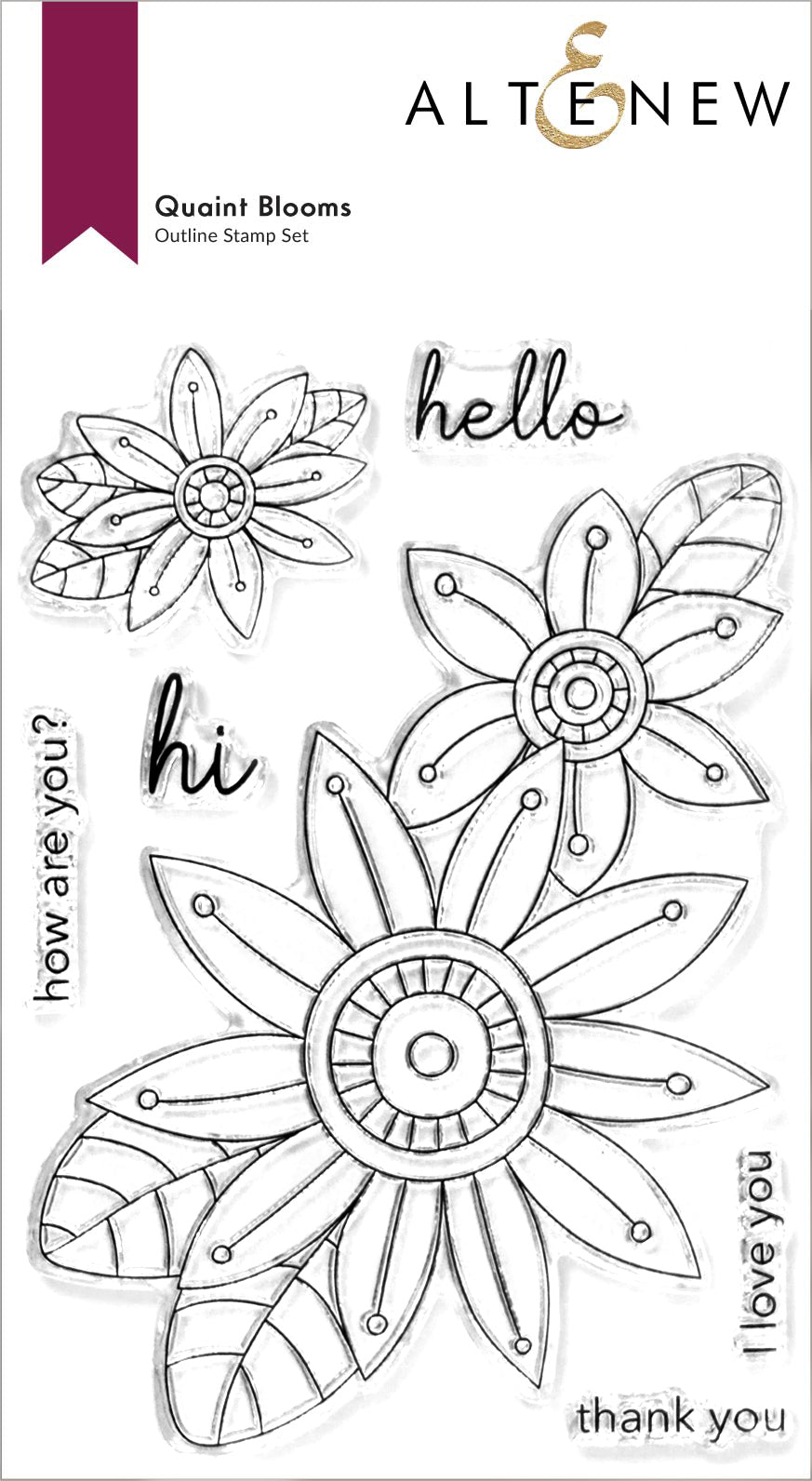 Quaint Blooms - Clear Stamp Set