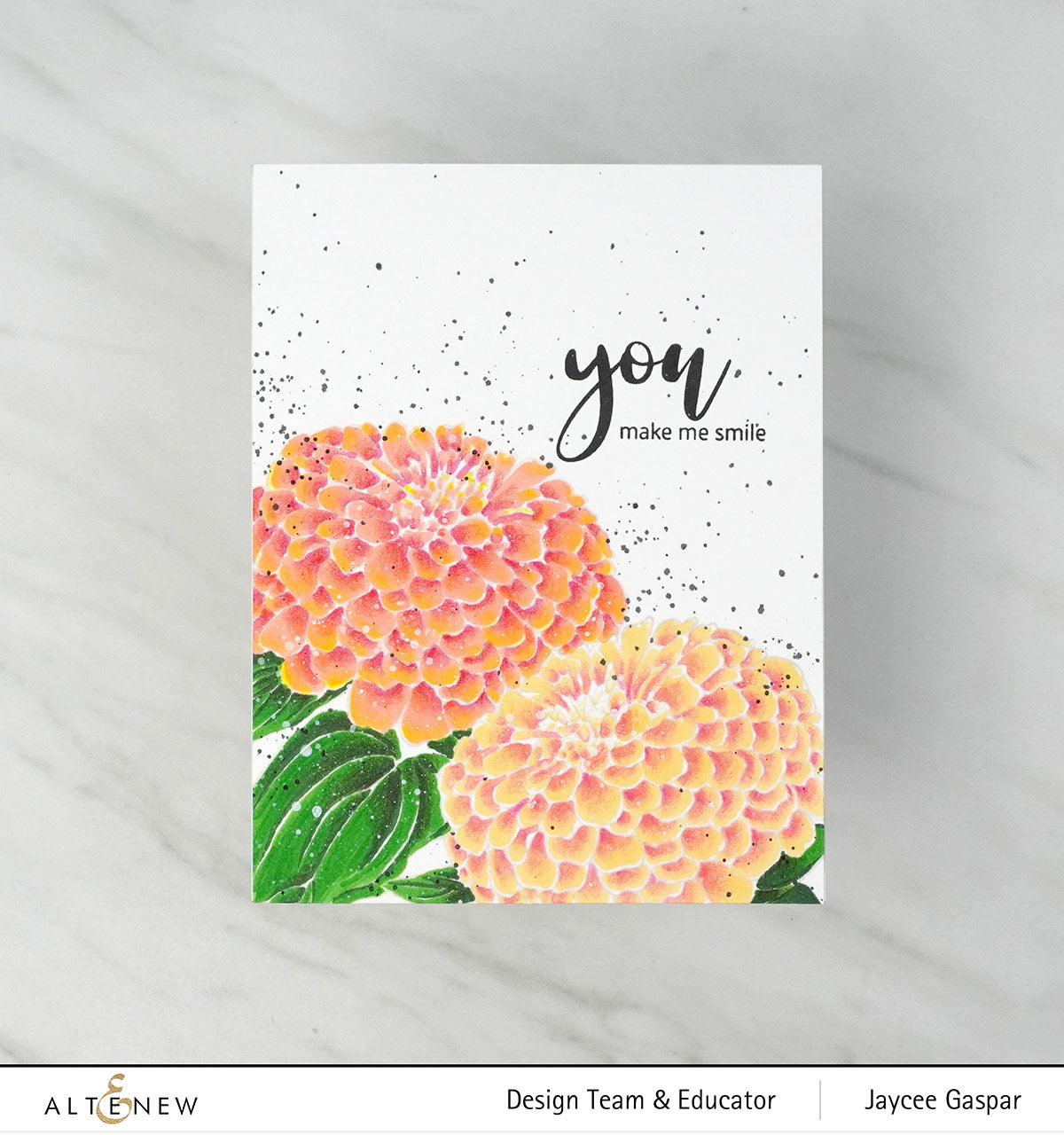 Paint-A-Flower Zinnia Magellan Rose Outline - Clear Stamp, different perspective #1, zoomed in. Select this picture to zoom back out.