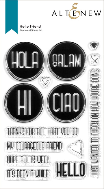 Hello Friend - Clear Stamp