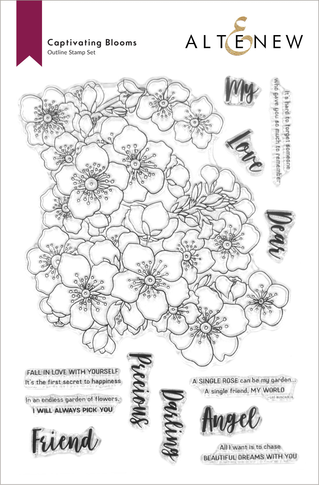 Captivating Blooms - Clear Stamp