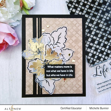 Mosaic Diamonds - Clear Stamp
