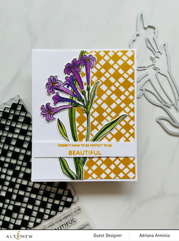 Mosaic Diamonds - Clear Stamp