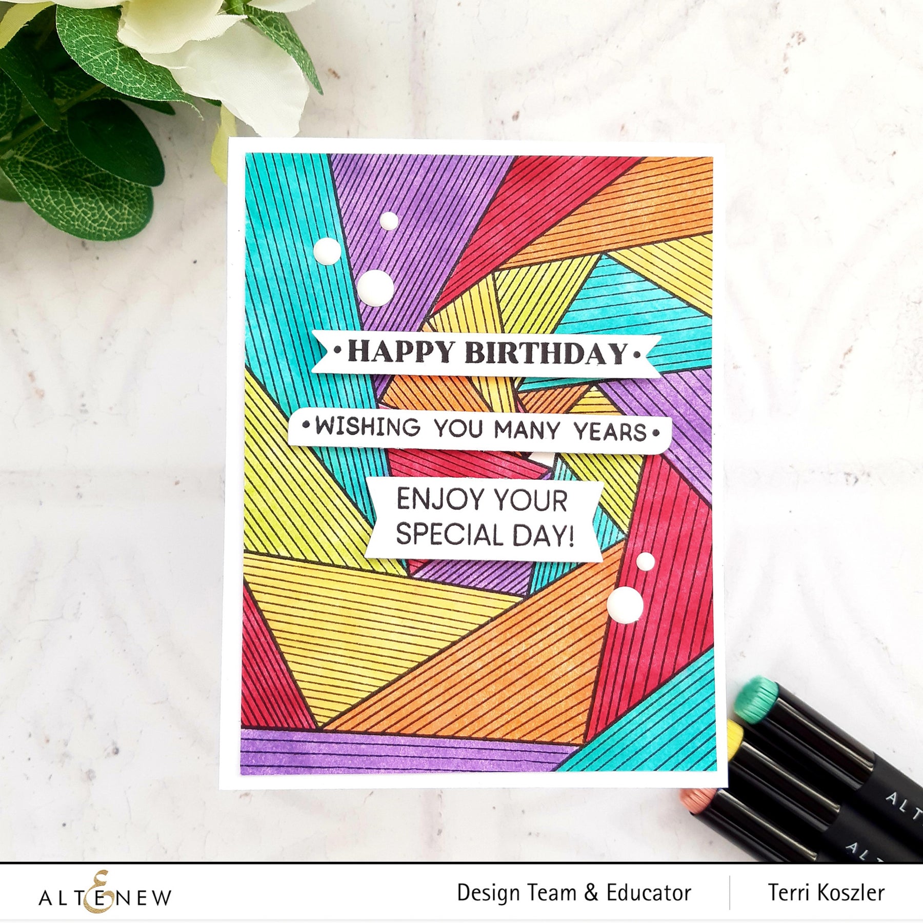 Linear Spiral - Clear Stamp 