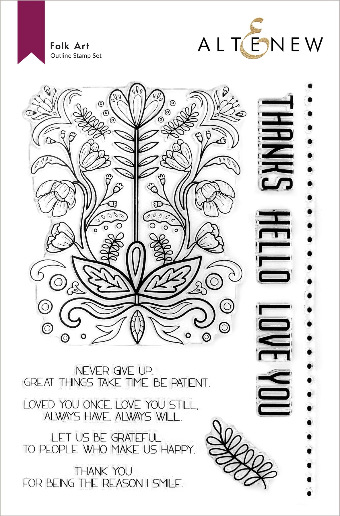 Folk Art - Stamp Set