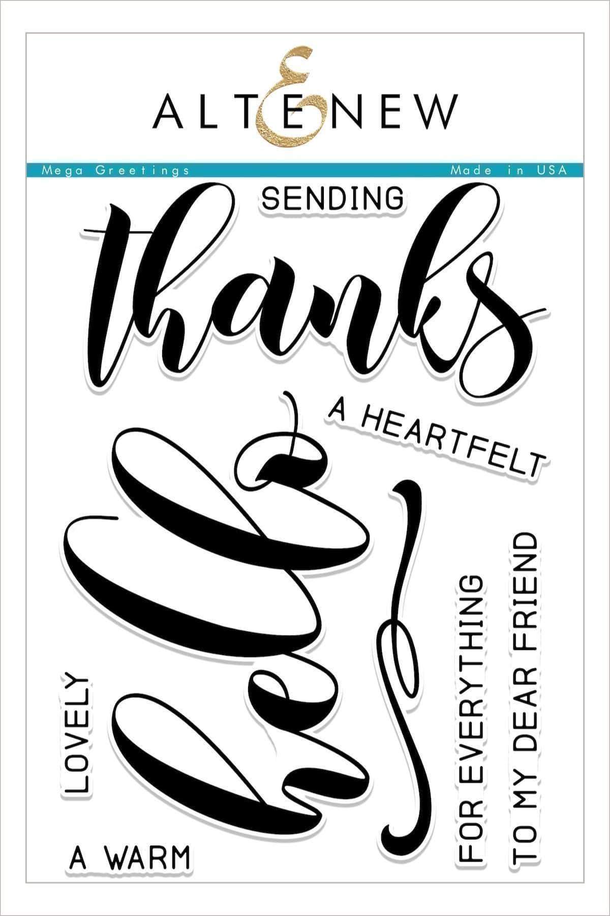 Mega Greetings - Clear Stamp