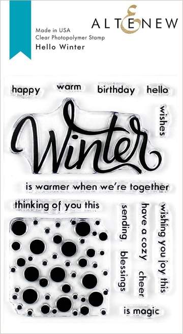 Hello Winter - Clear Stamp