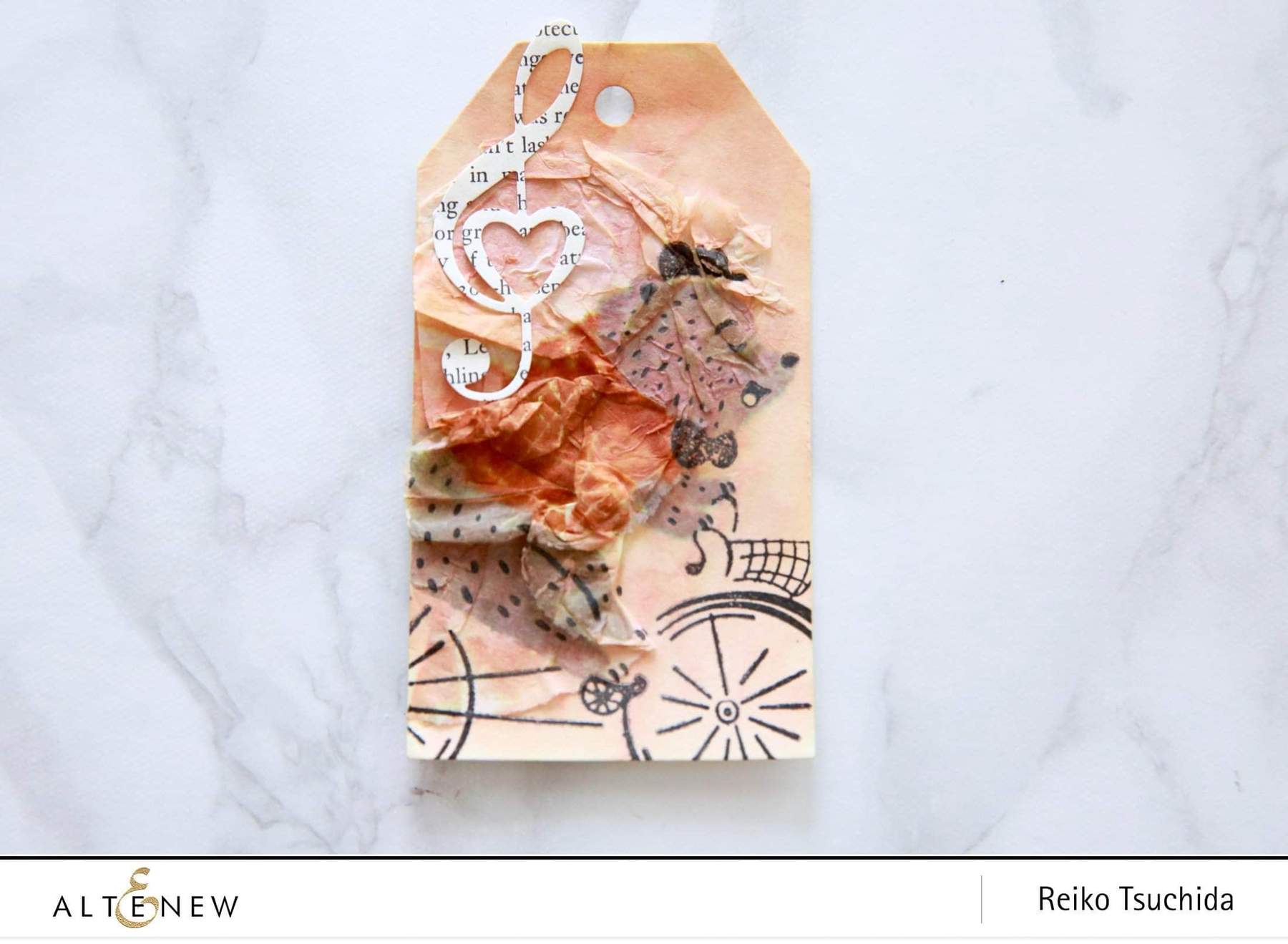 Alten Bear Riding By - Clear Stamp Set