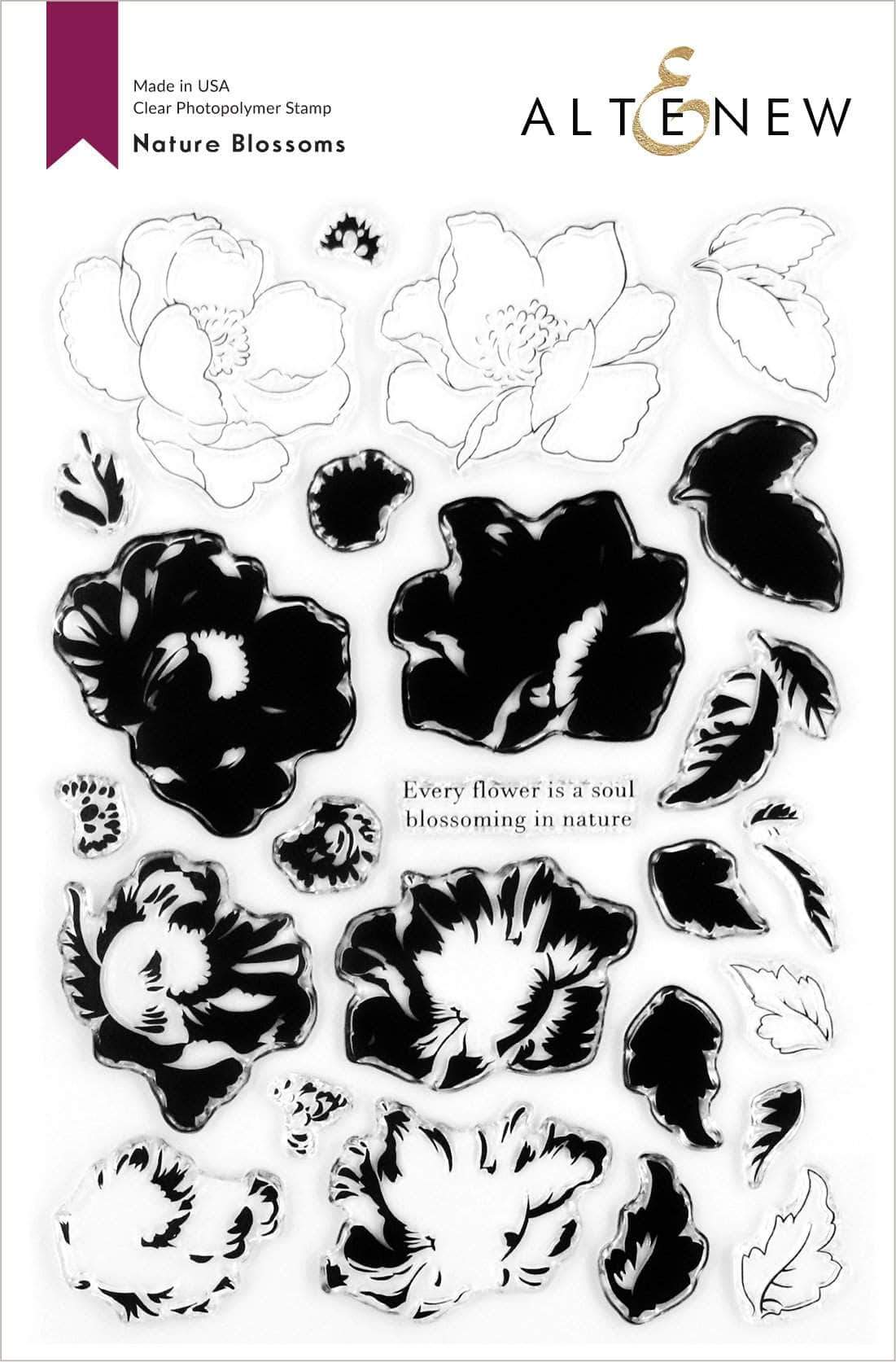 Nature Blossoms - Clear Stamp Set