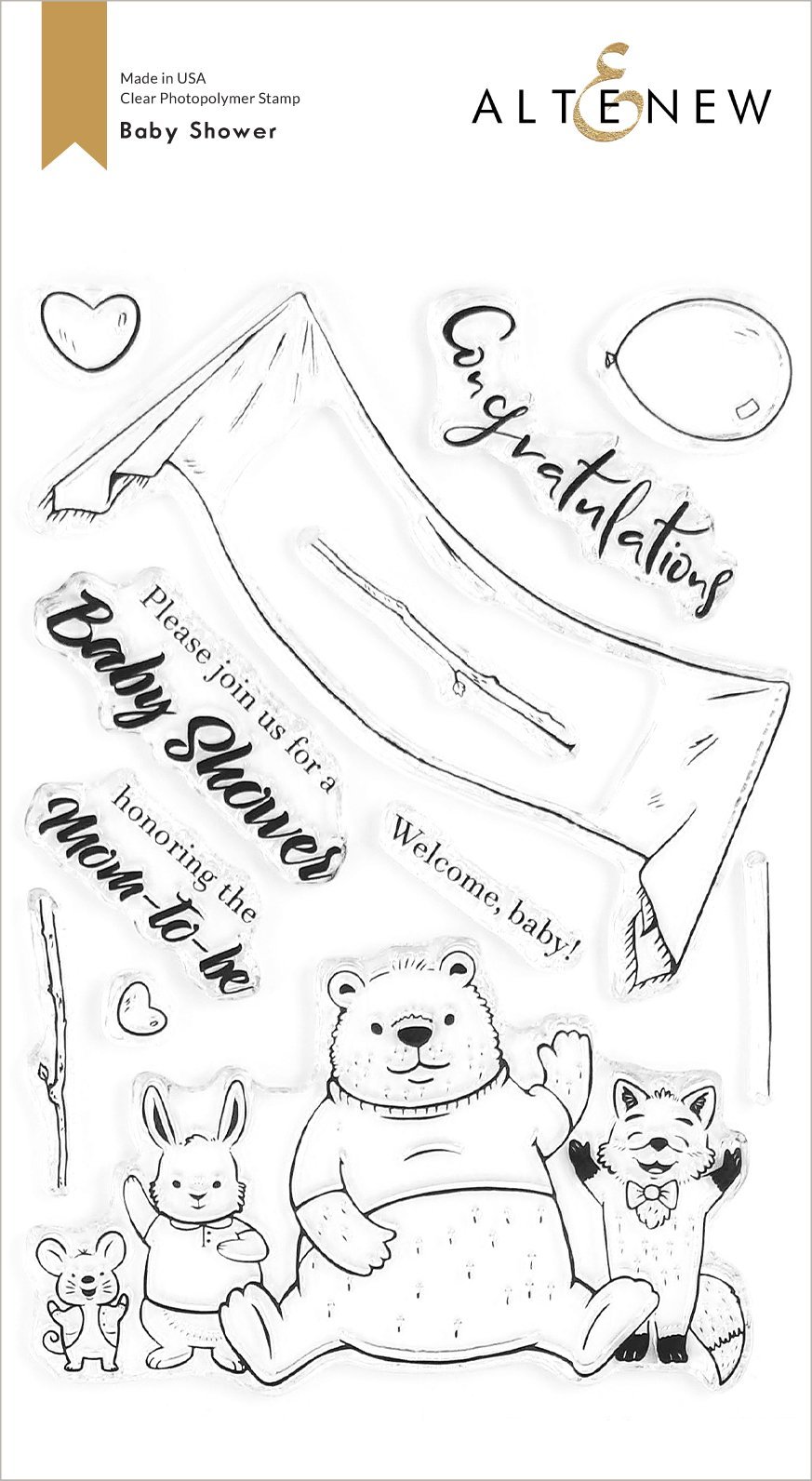 Baby Shower - Clear Stamp Set