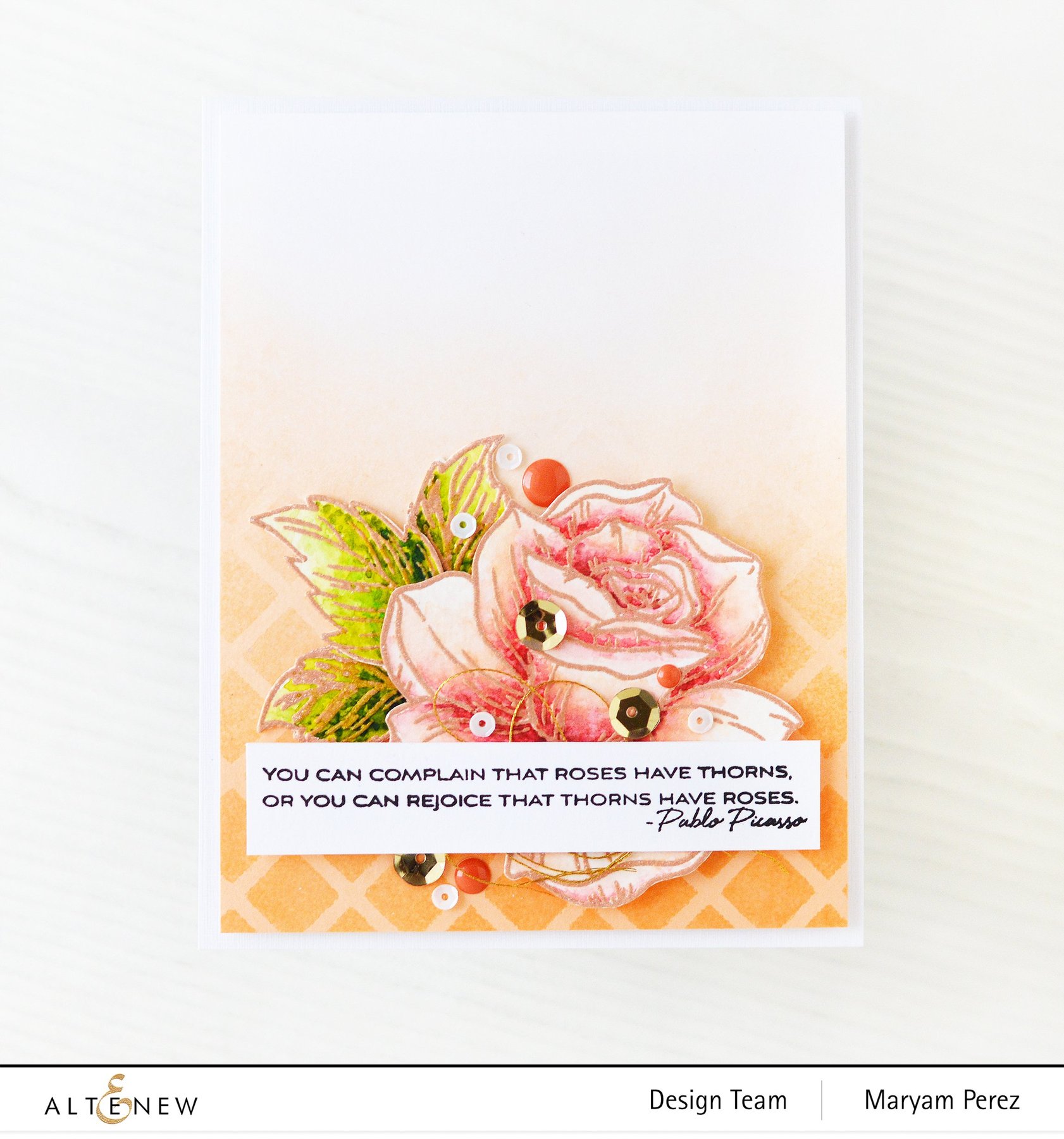 Darling Rose - Clear Photopolymer Stamp Set