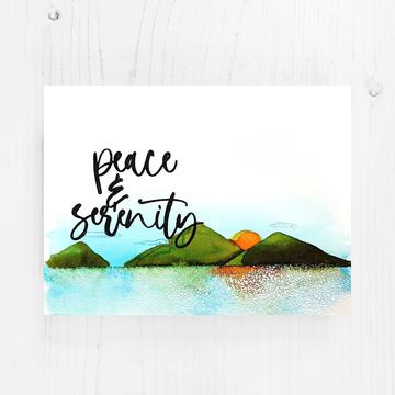 Peaceful Serenity - Clear Stamp