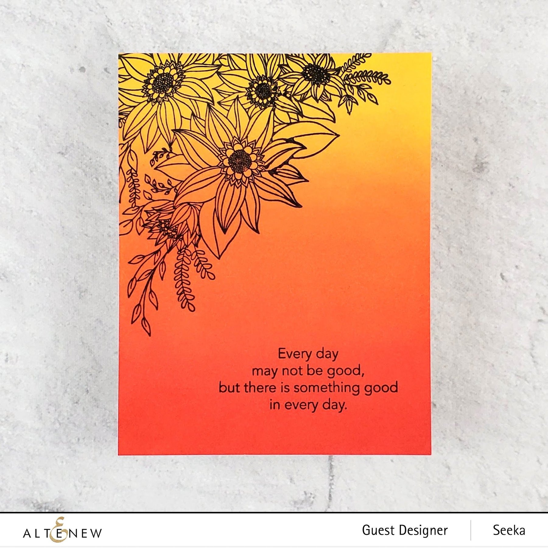 Floral Dahlia - Stamp and Die Set
