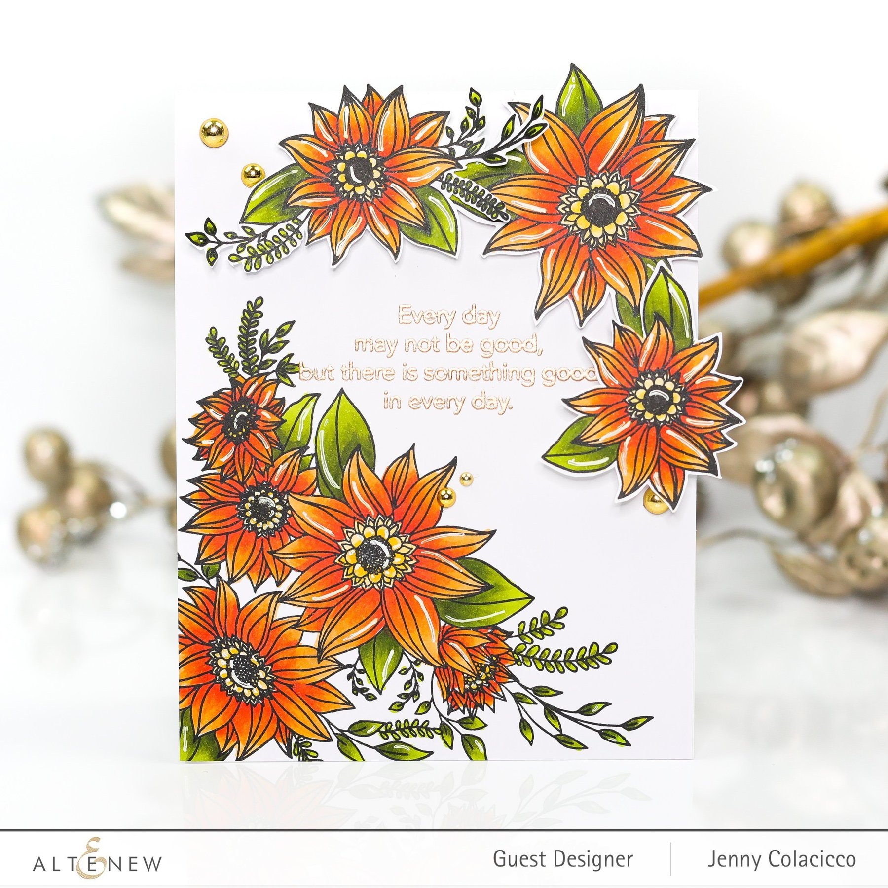 Floral Dahlia - Stamp and Die Set