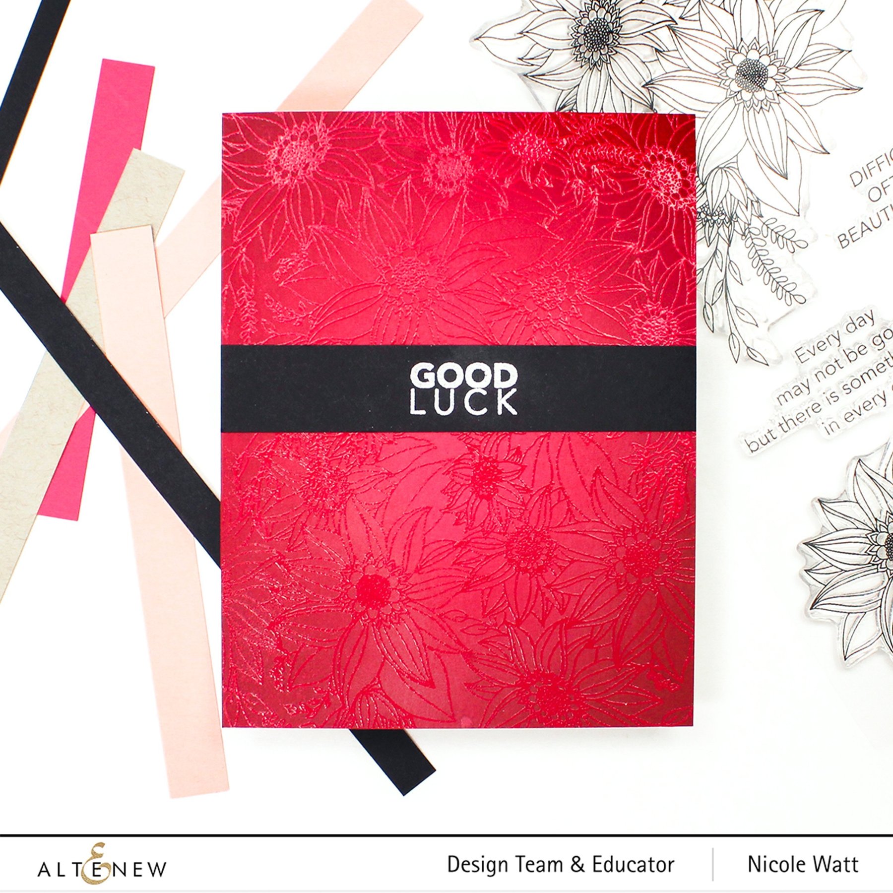 Floral Dahlia - Stamp and Die Set