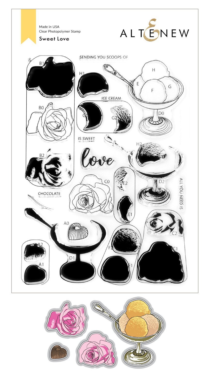 Sweet Love - Stamp and Die Set