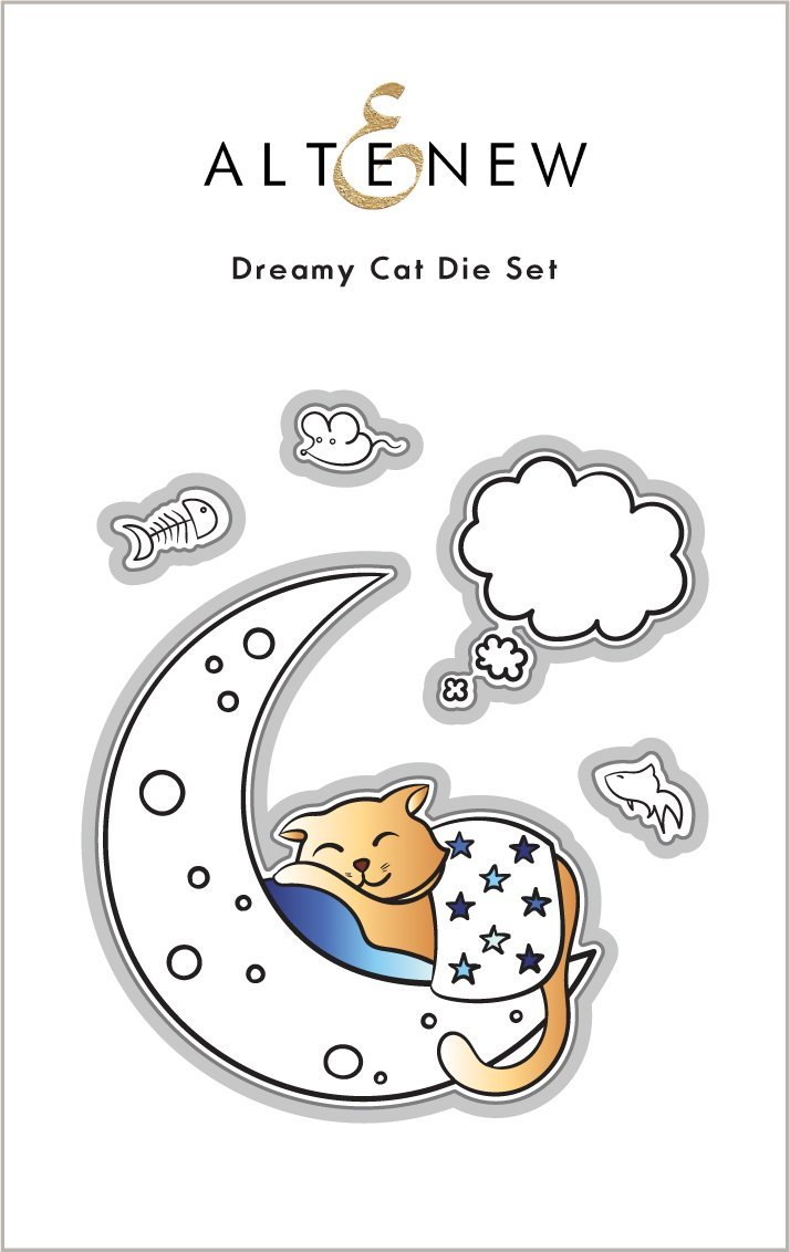 Dreamy Cat - Stamp and Die Set