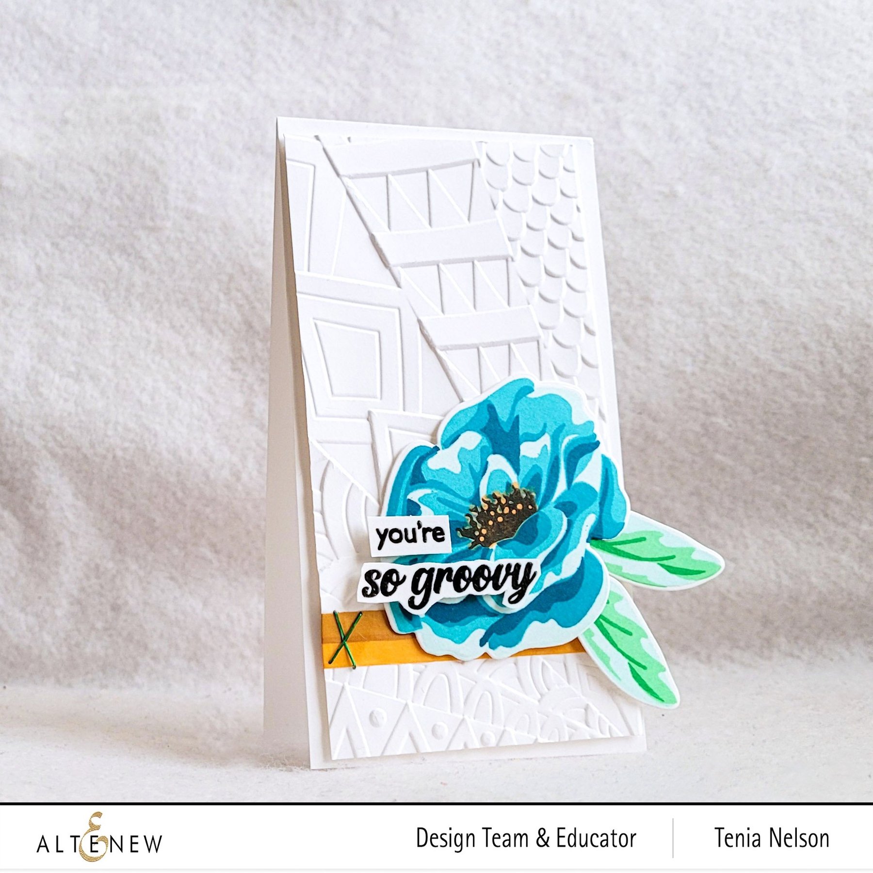Marbled Bloom - Stamp and Die Set