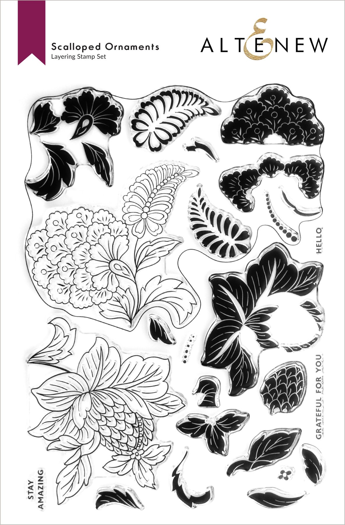 Scalloped Ornaments - Stamp and Die Set