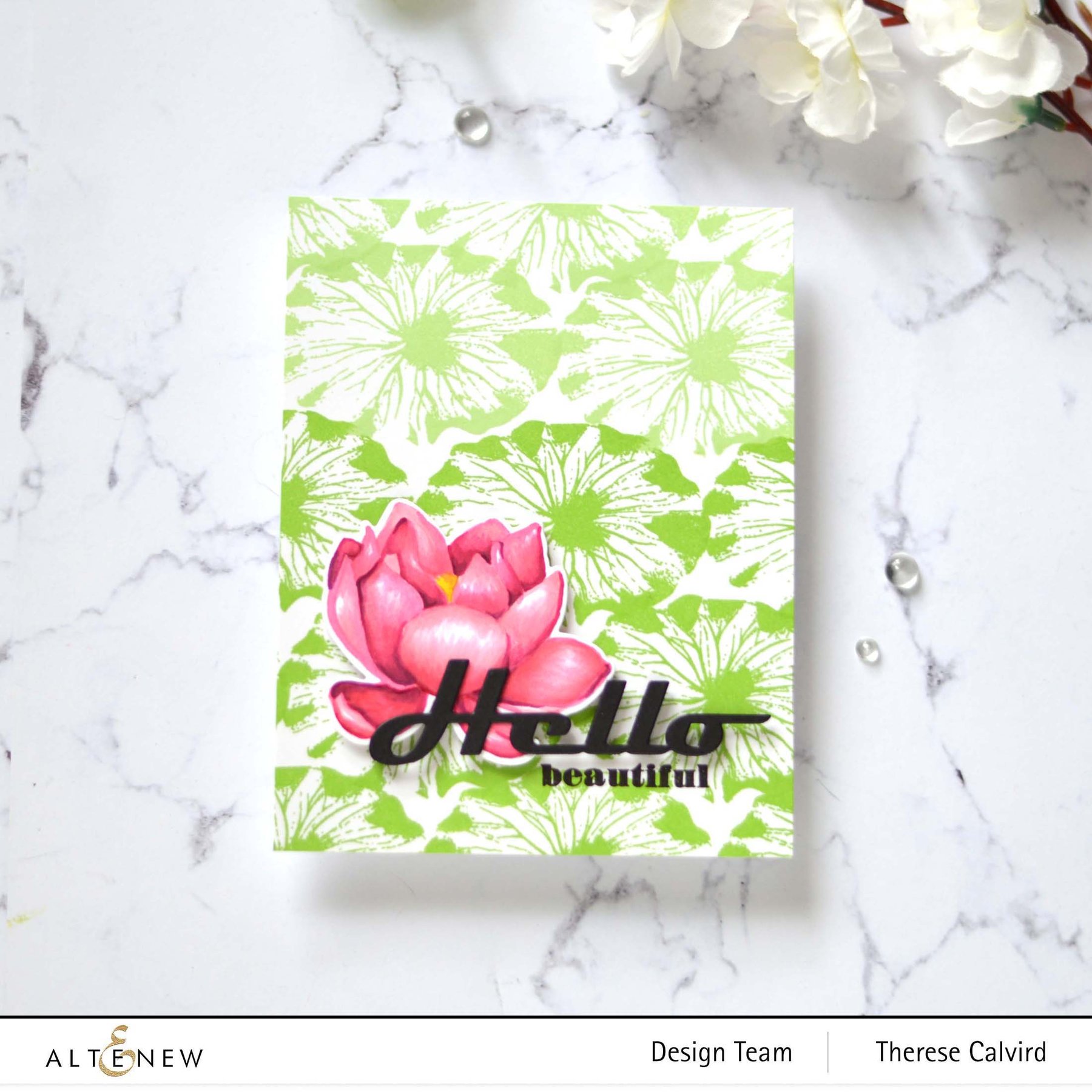Build-A-Flower - Indian Lotus Layering - Stamp and Die Set