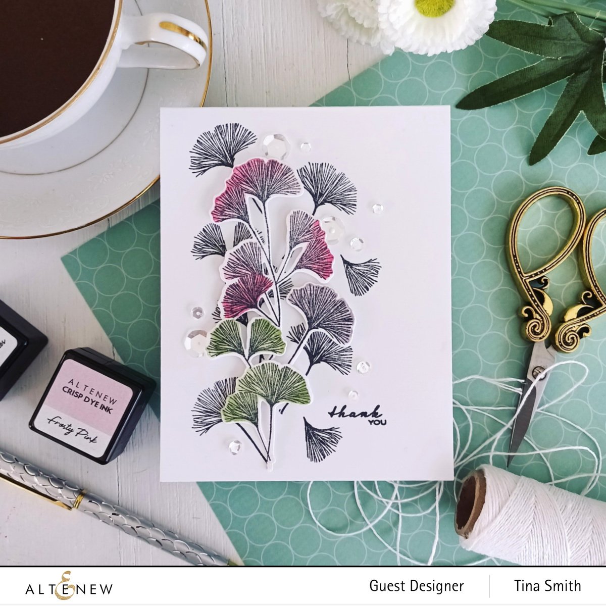 Sweet Ginkgo - Clear Stamp and Die