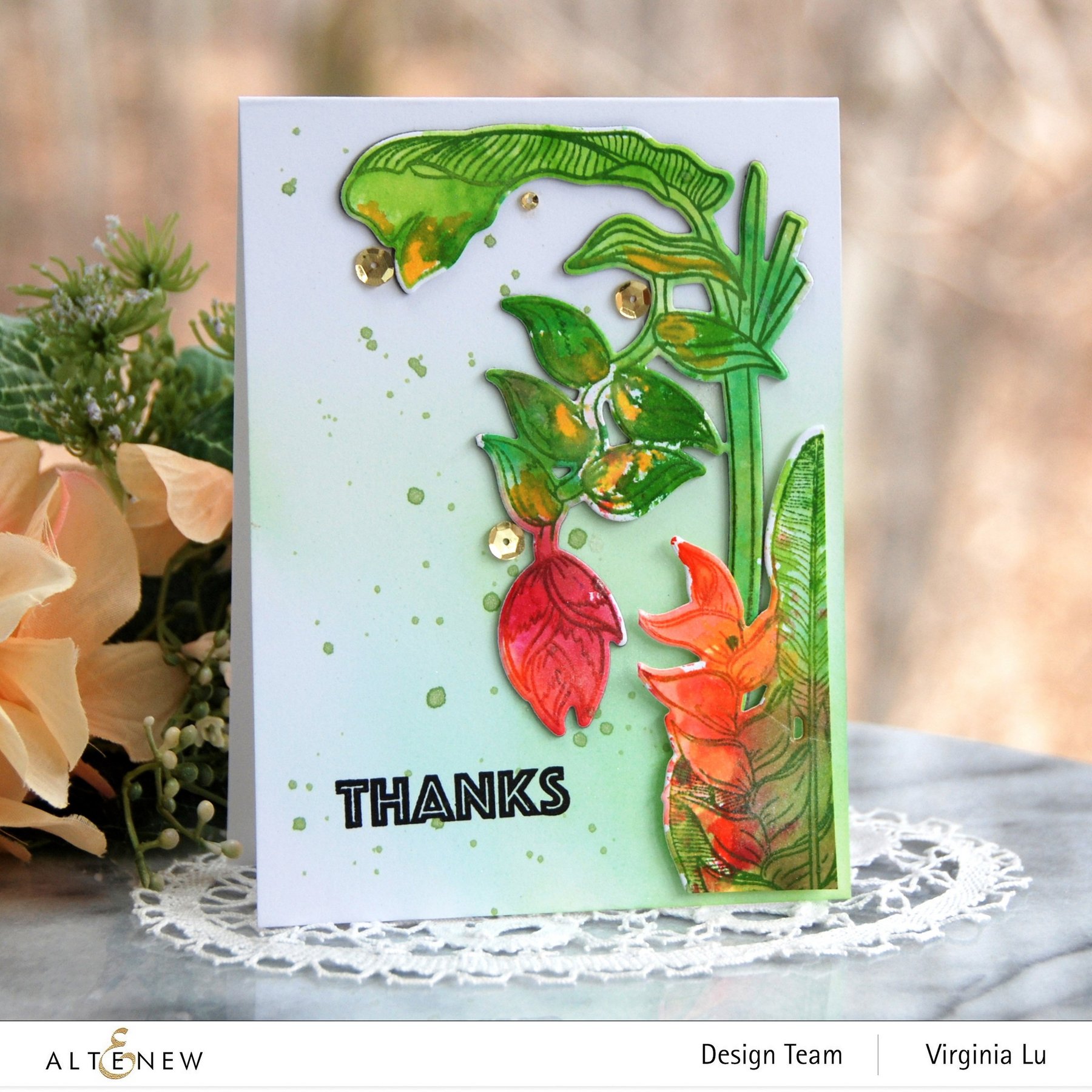 Tropical Jungle - Clear Stamp and Die