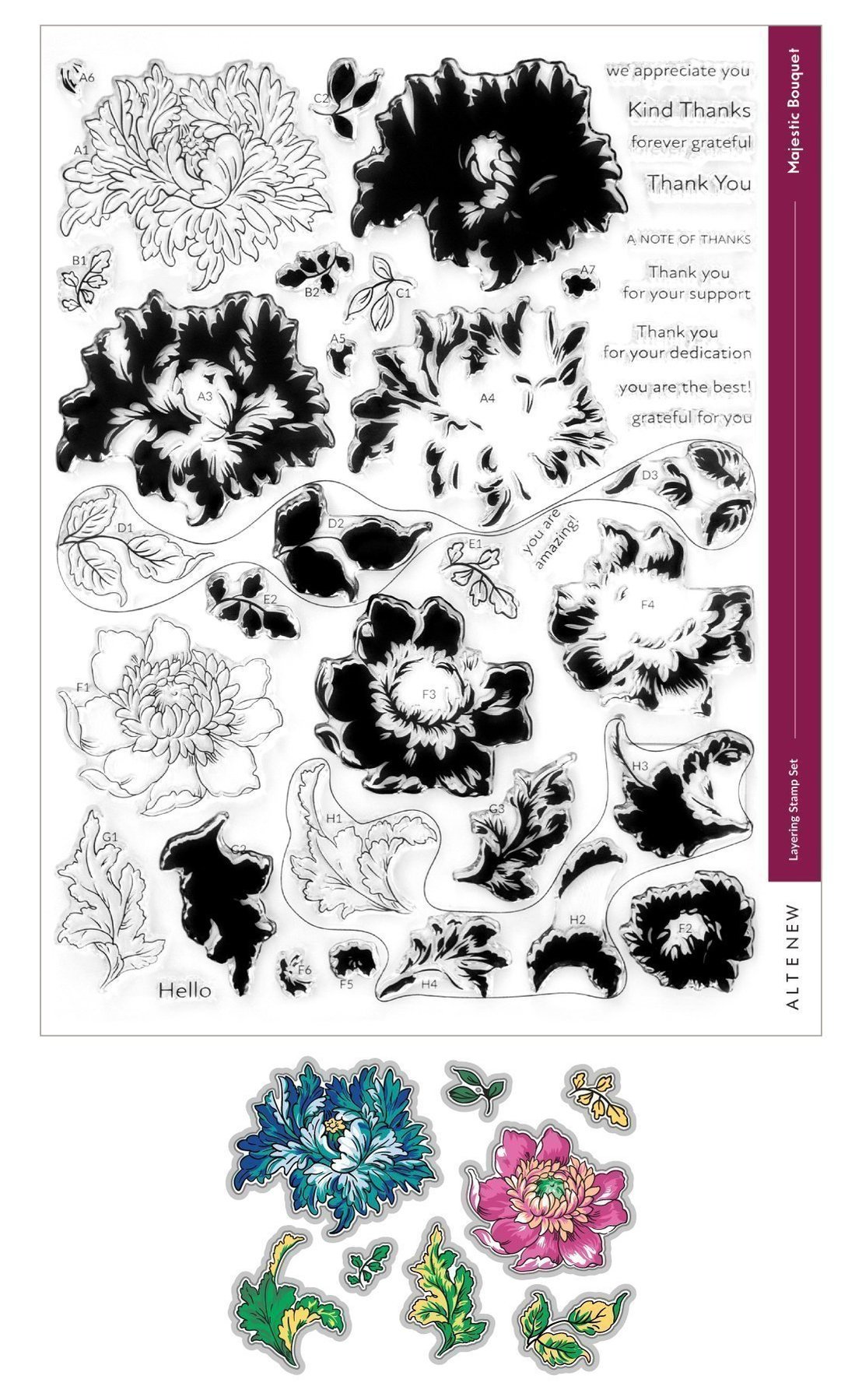Majestic Bouquet - Stamp and Die