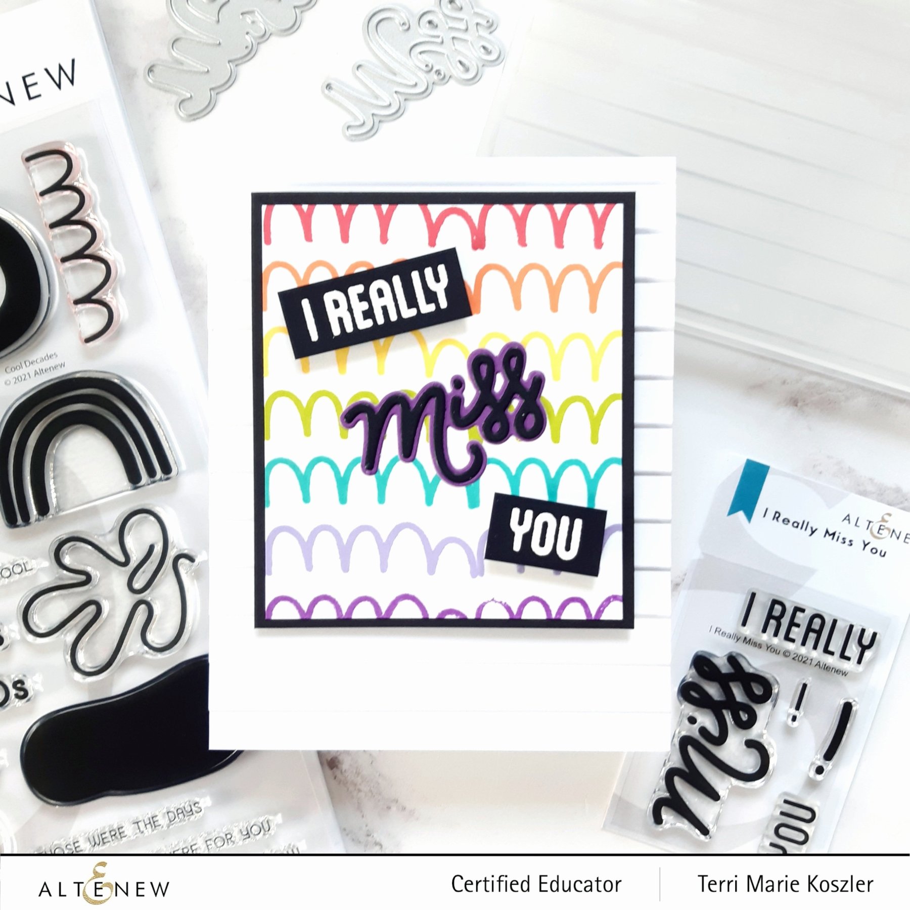I Really Miss You - Stamp and Die Set